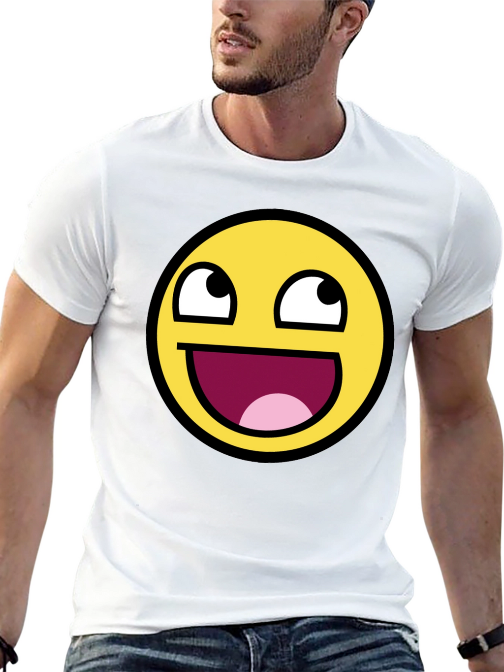 Epic Face Meme T-Shirt - Black Graphic Tee