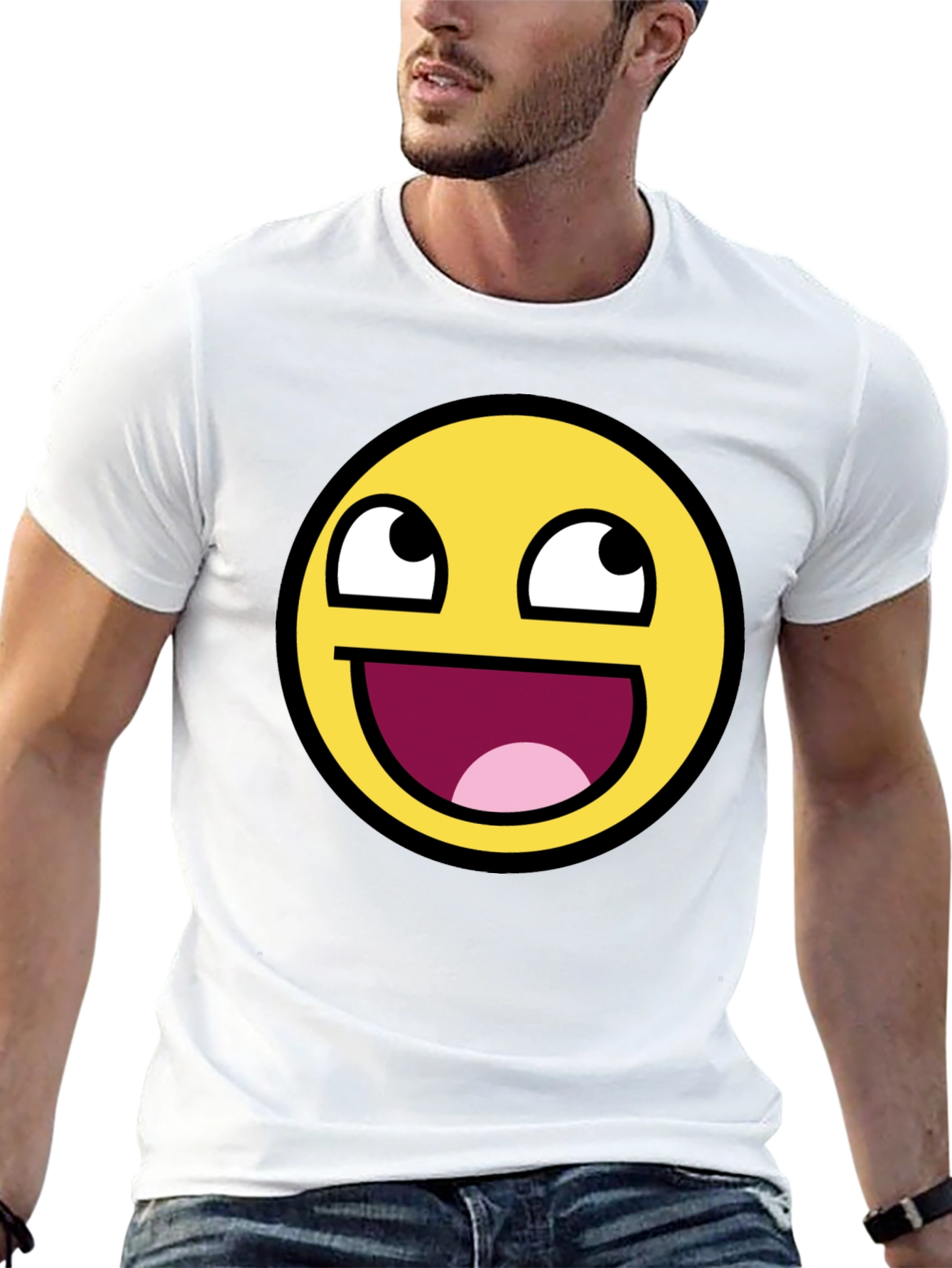 Epic Face Meme T-Shirt - Black Graphic Tee