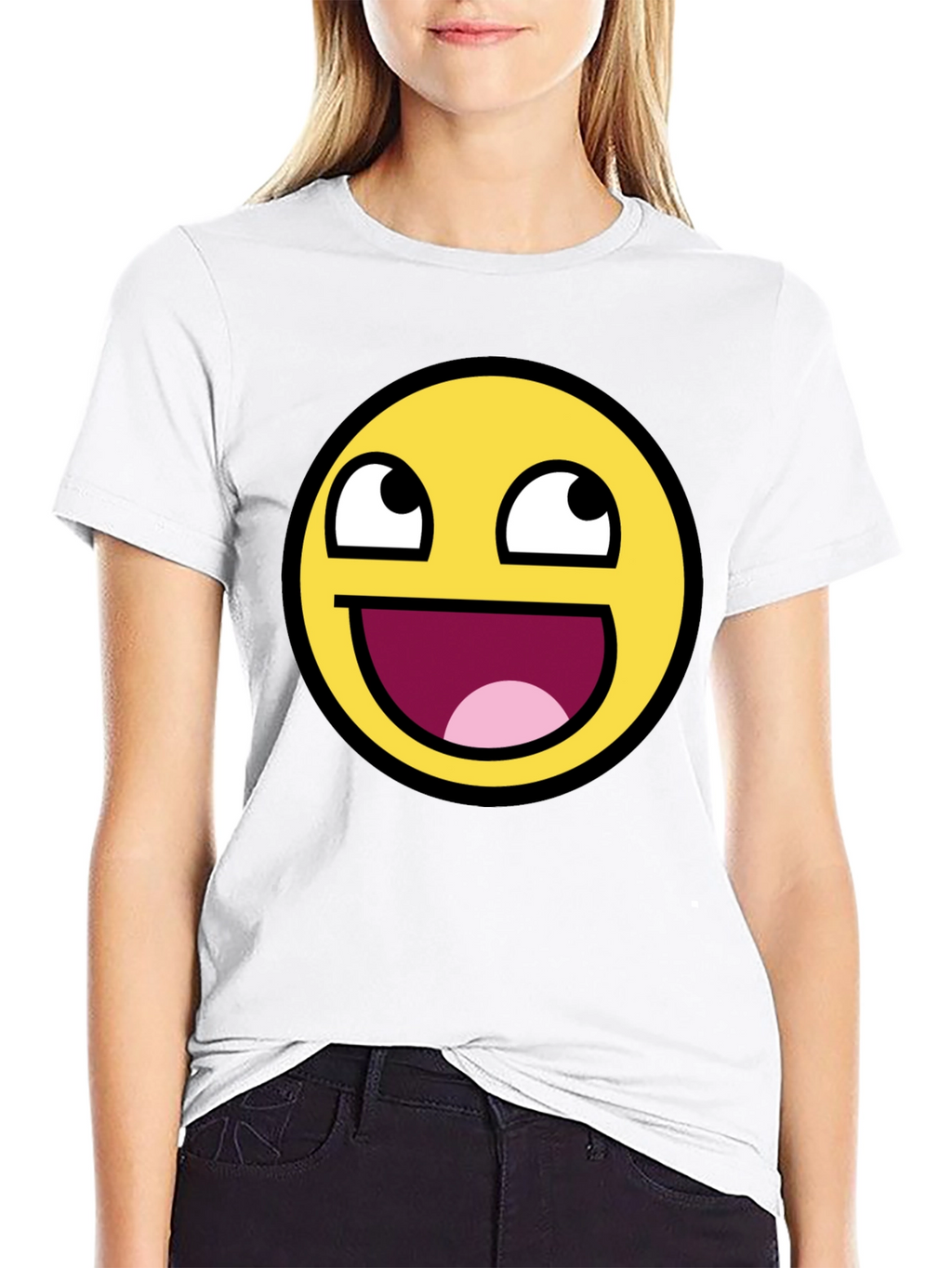 Epic Face Meme T-Shirt - Black Graphic Tee