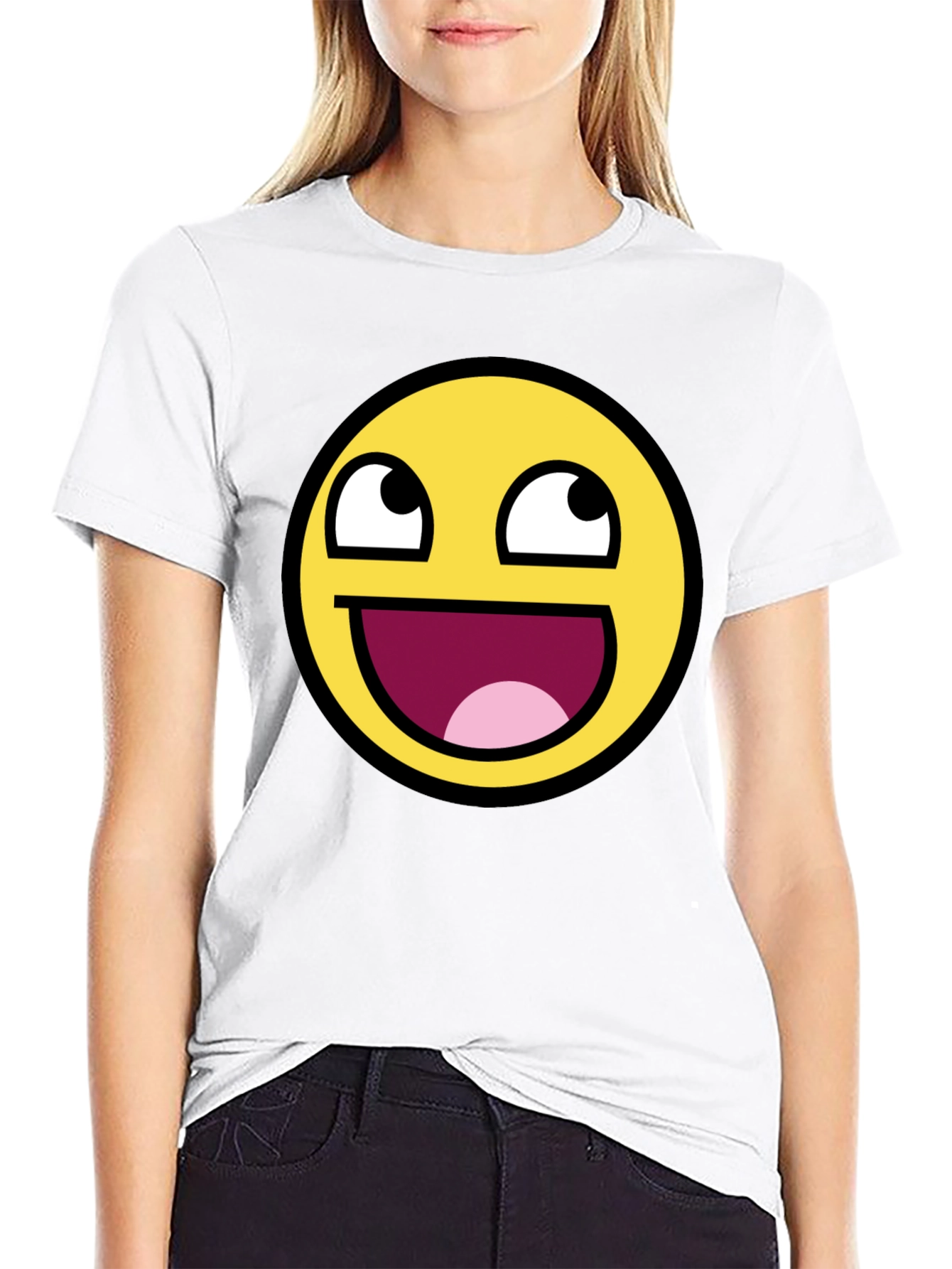 Epic Face Meme T-Shirt - Black Graphic Tee