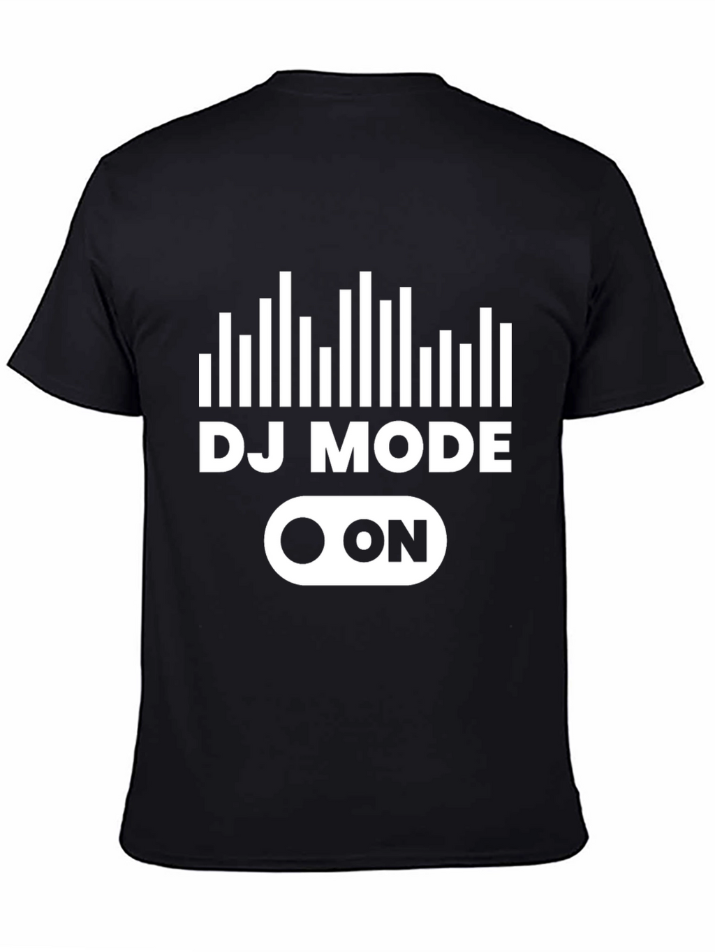 DJ Mode On T-Shirt - Black Graphic Tee