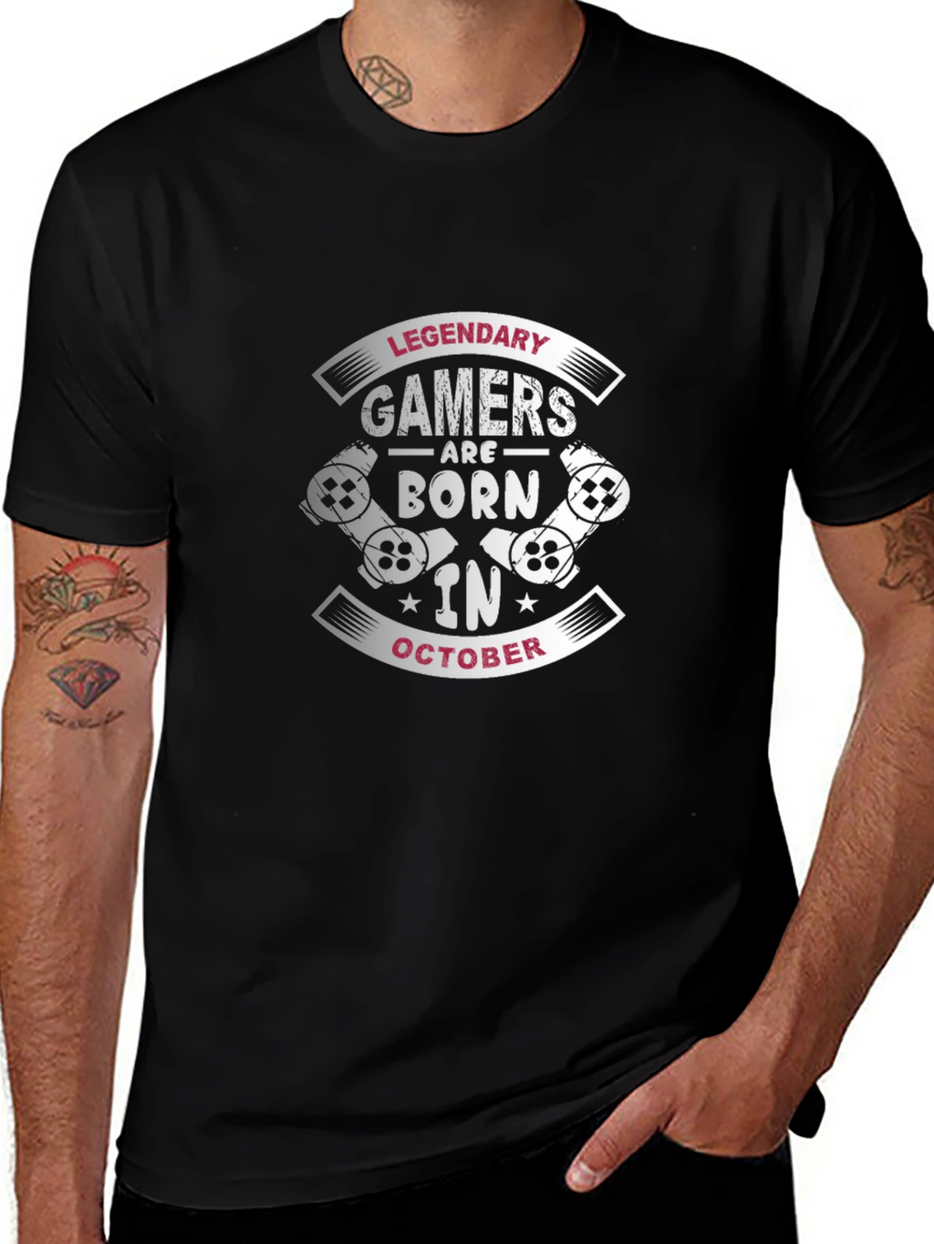 Legendary Gamers Born in October T-Shirt