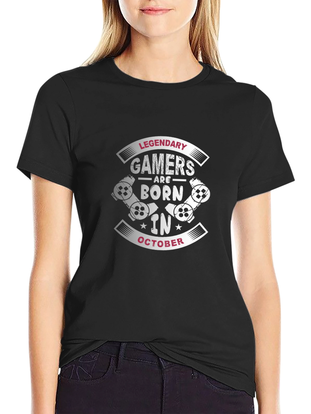 Legendary Gamers Born in October T-Shirt