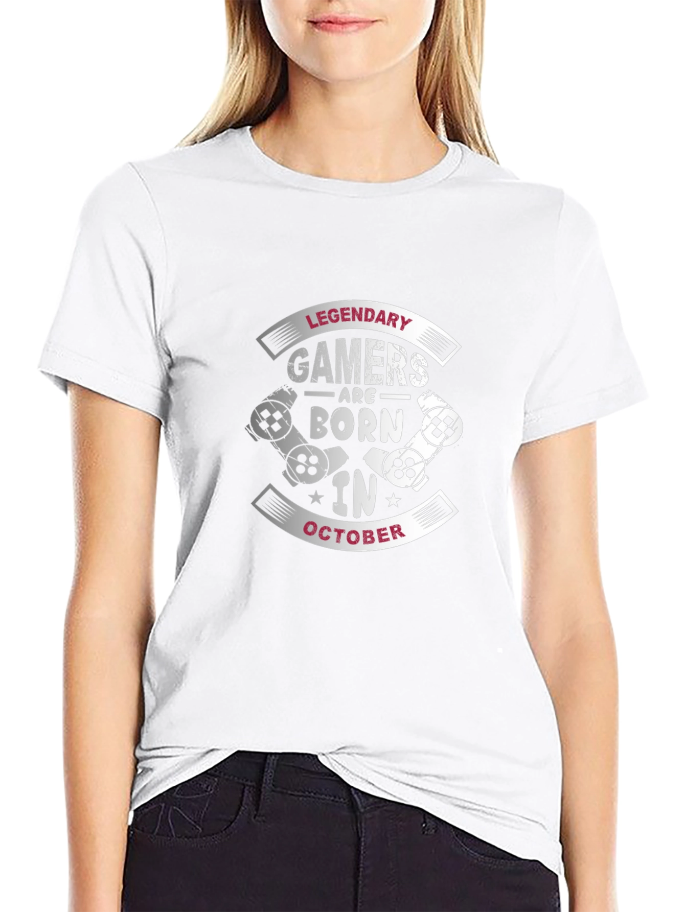 Legendary Gamers Born in October T-Shirt