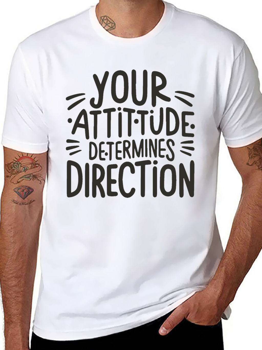 Attitude Determines Direction Graphic Tee