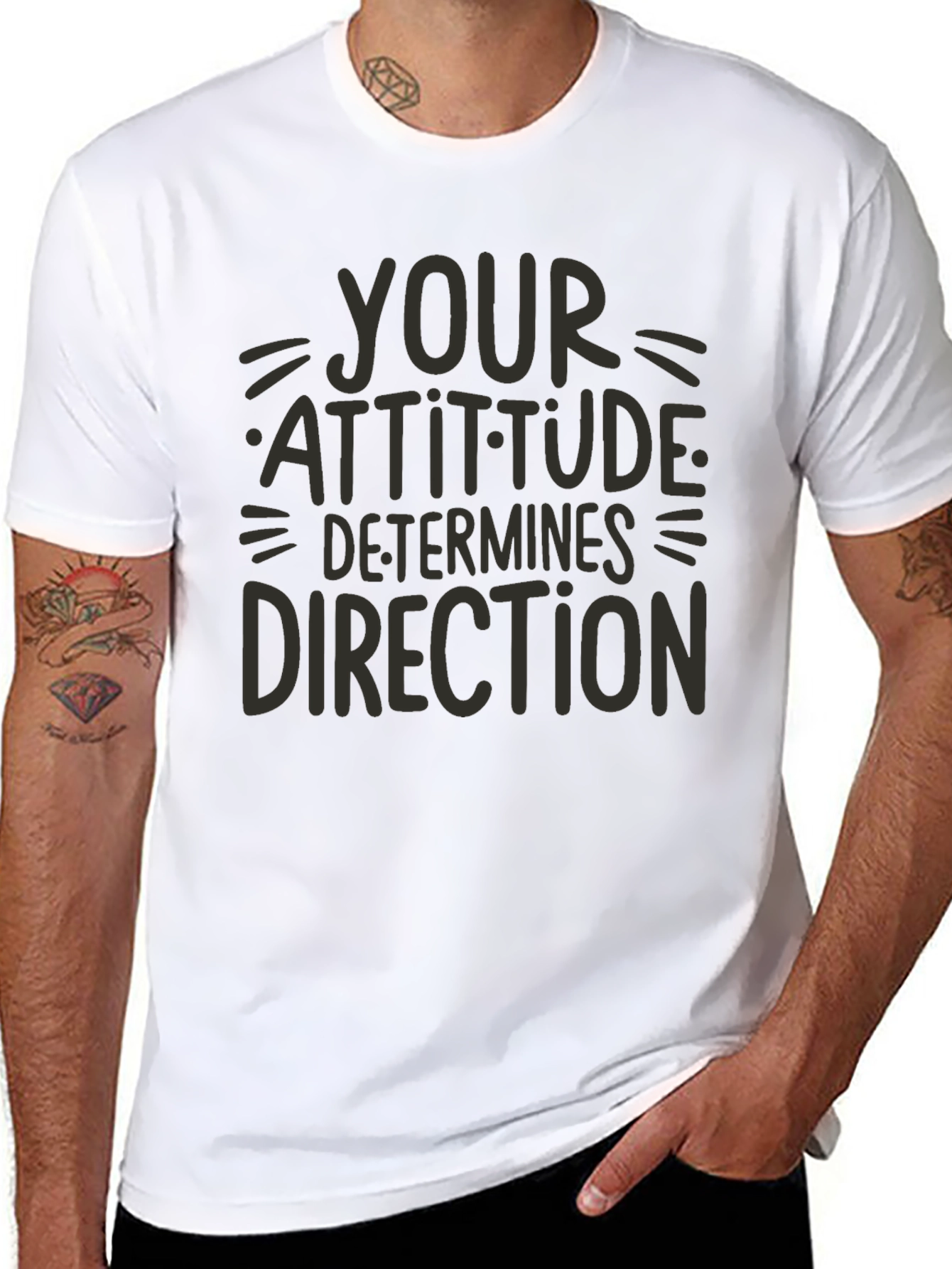 Attitude Determines Direction Graphic Tee