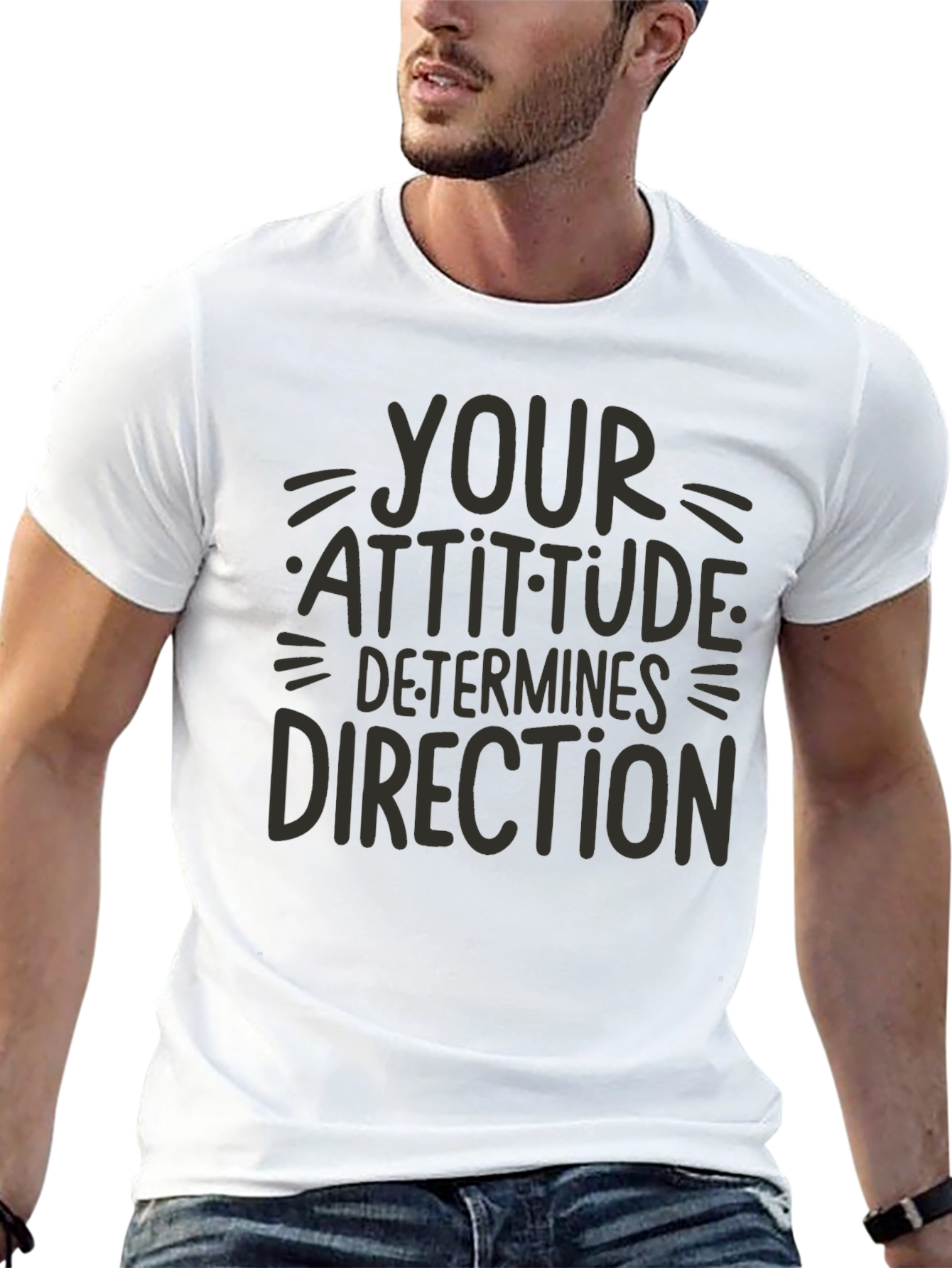 Attitude Determines Direction Graphic Tee