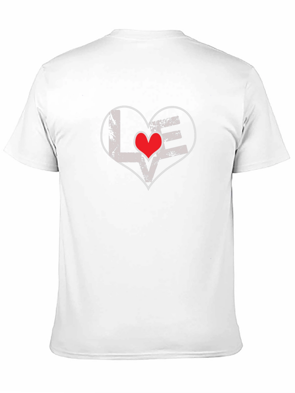 Love Heart Graphic Tee - Black T-Shirt