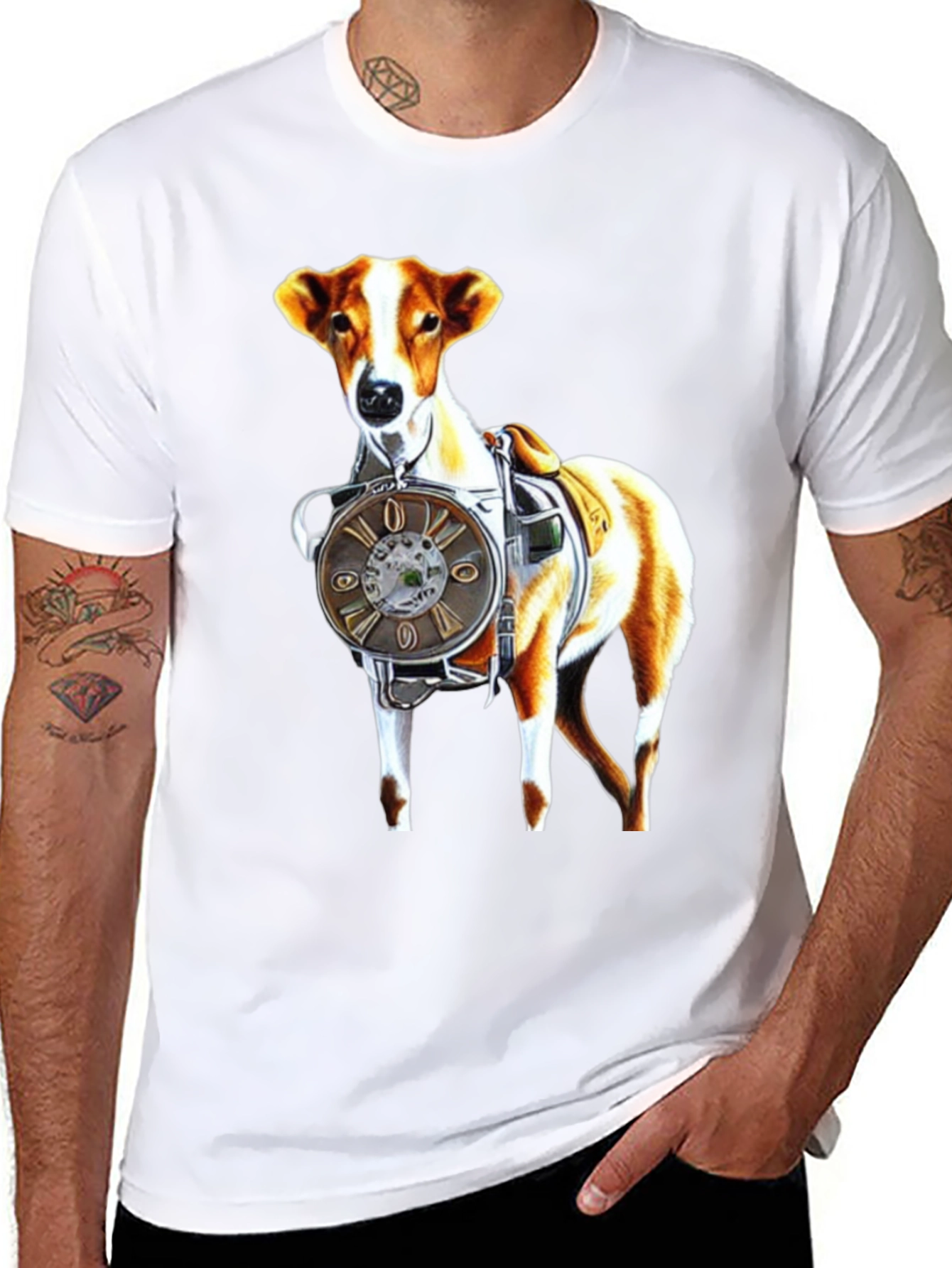 Dog With Clock T-Shirt