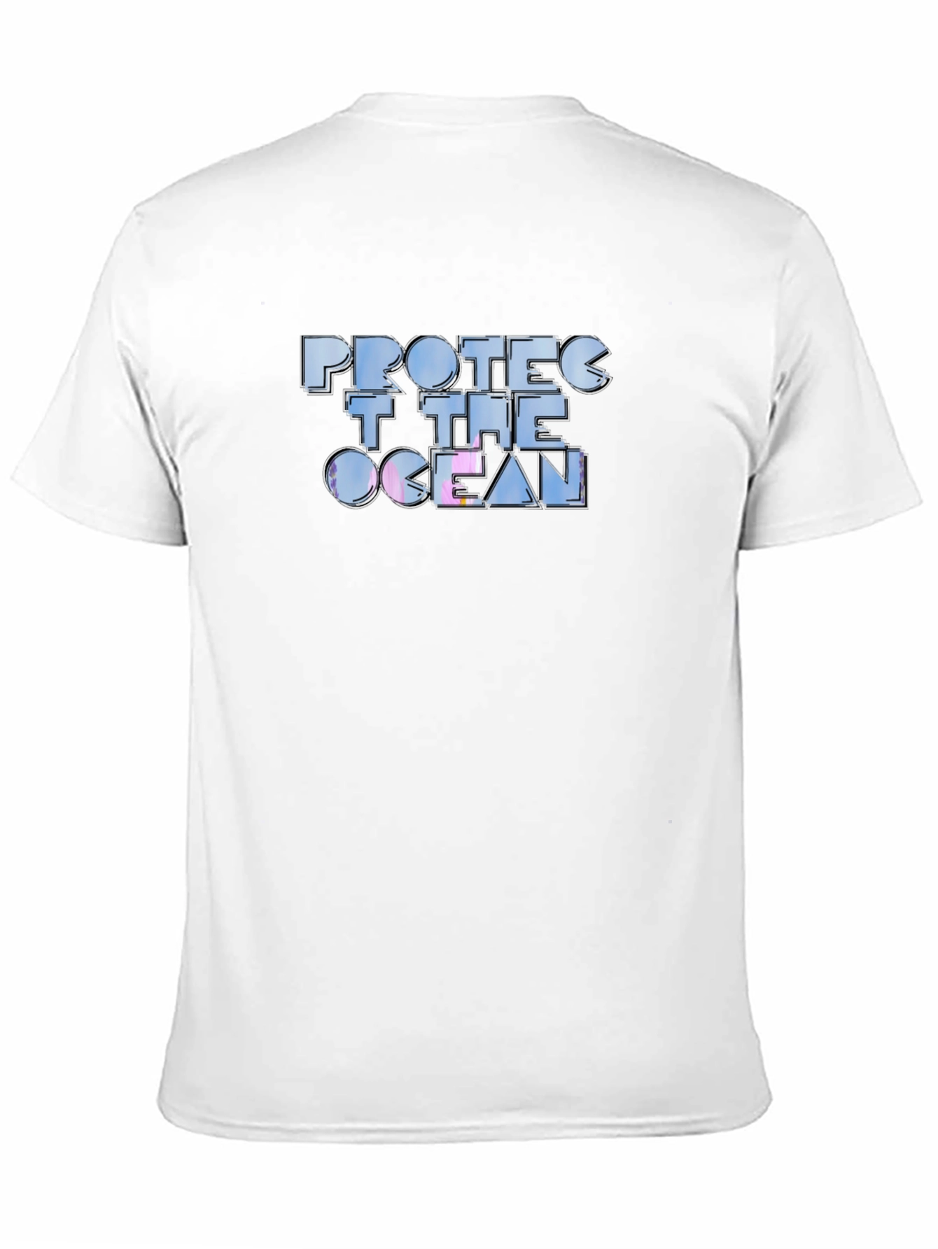 Protect the Ocean Graphic Tee - Black Cotton T-Shirt