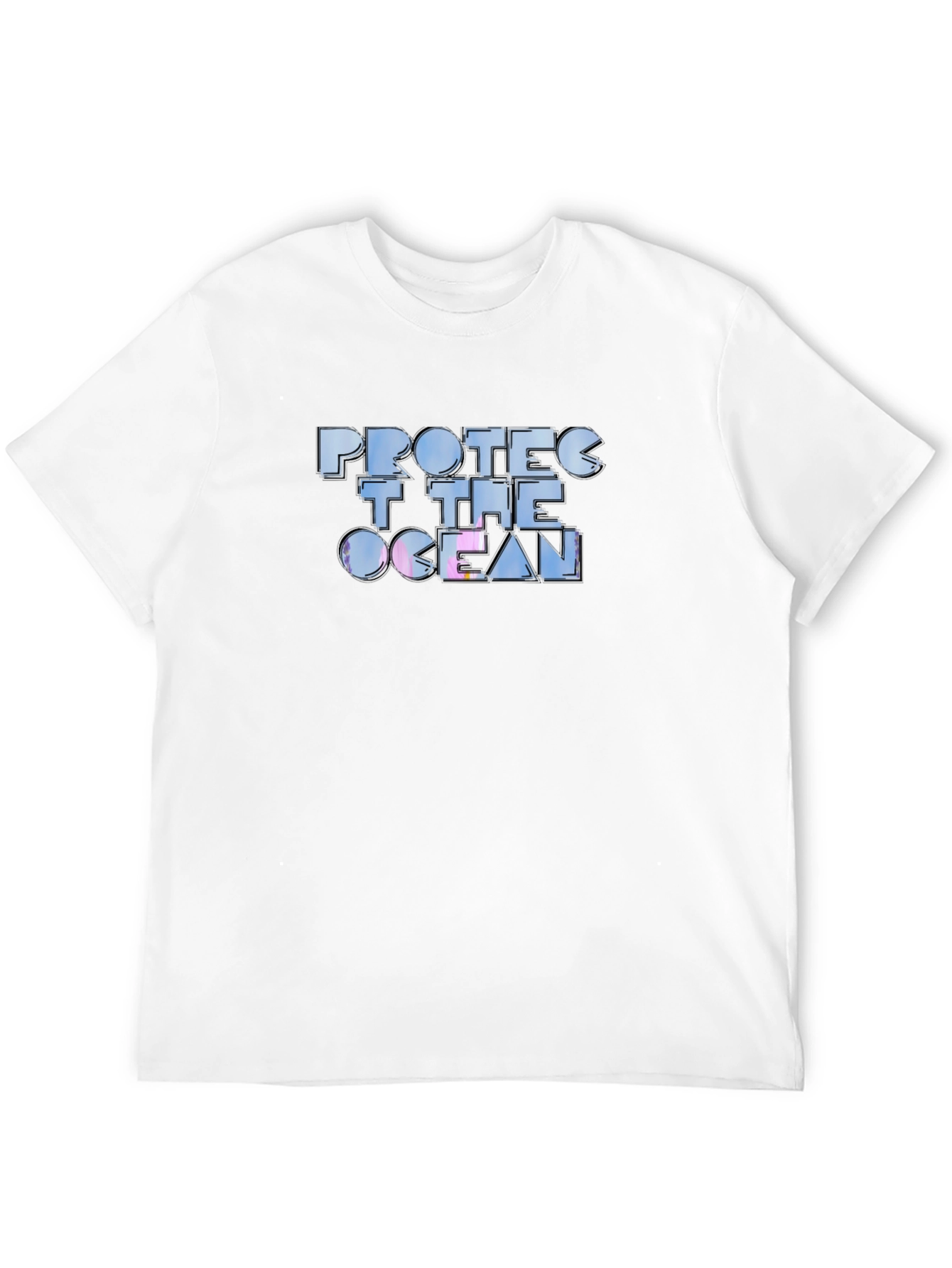 Protect the Ocean Graphic Tee - Black Cotton T-Shirt