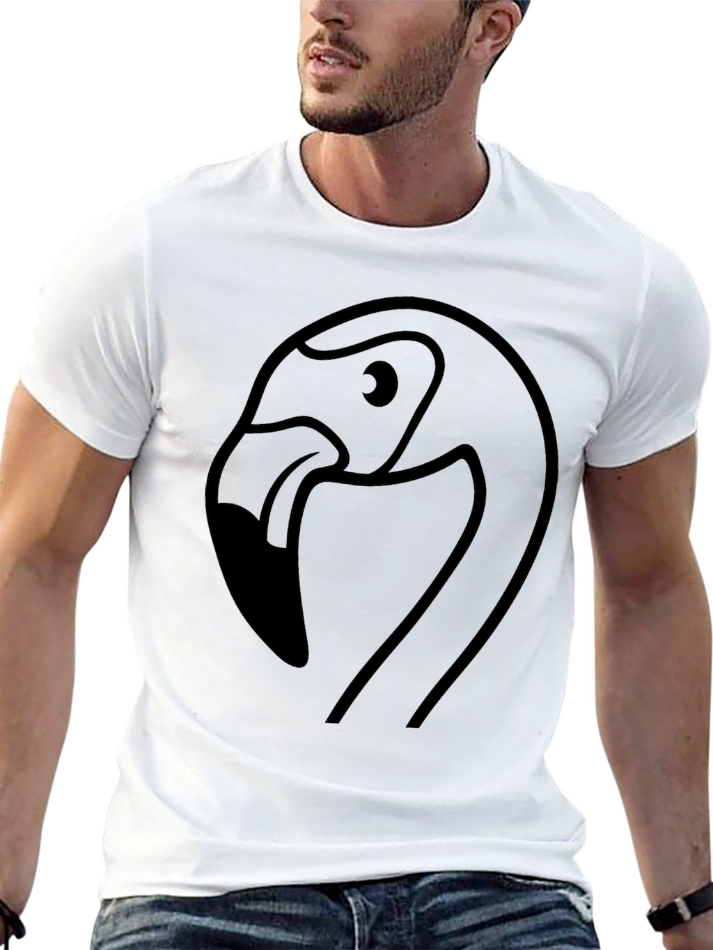 Flamingo Graphic T-Shirt - Stylish and Unique