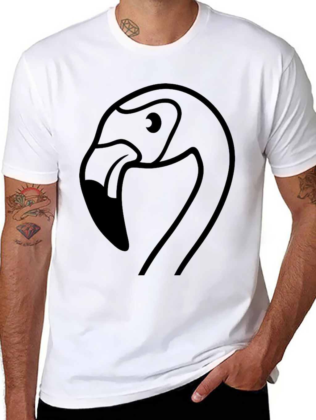 Flamingo Graphic T-Shirt - Stylish and Unique