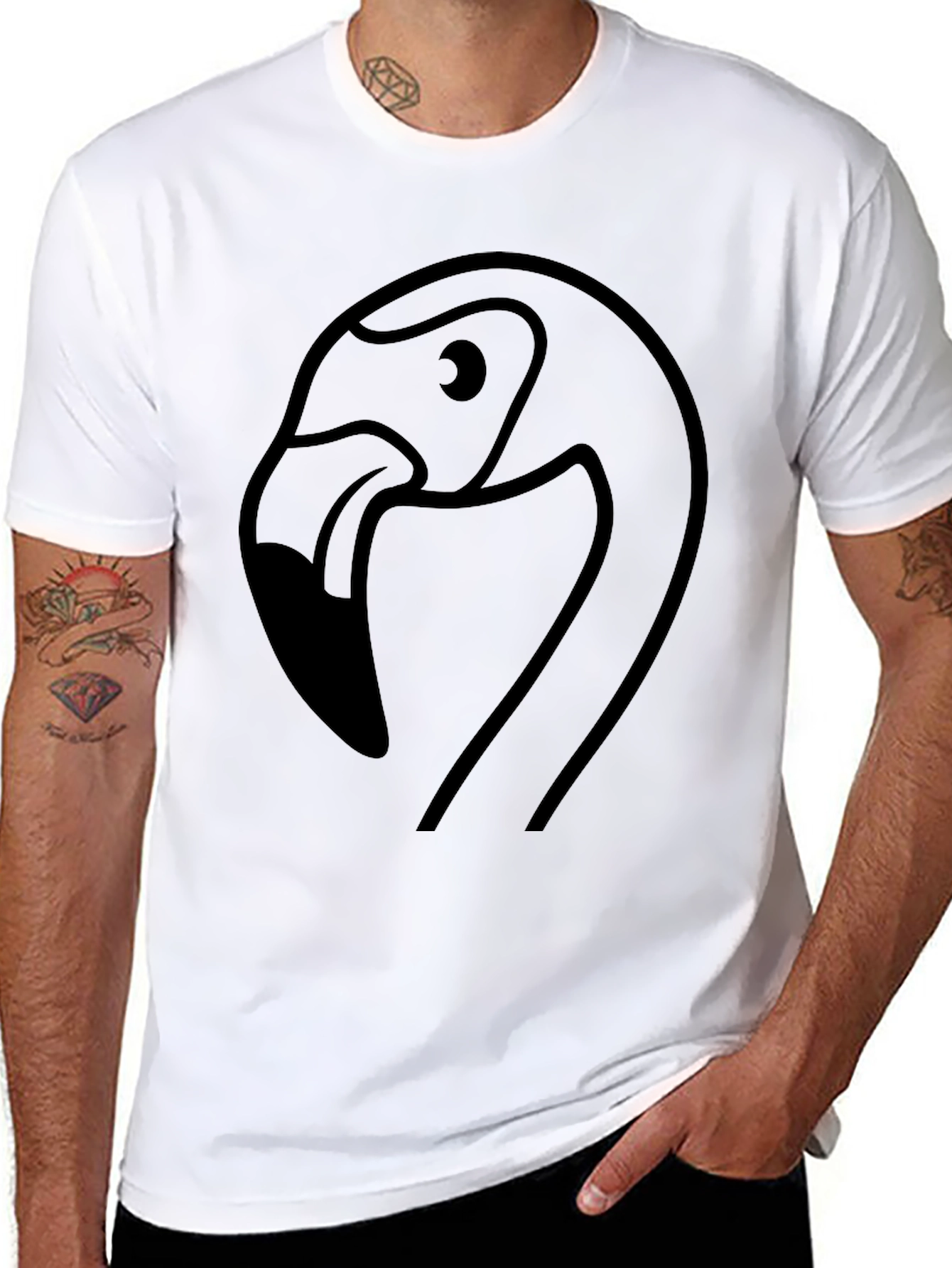 Flamingo Graphic T-Shirt - Stylish and Unique