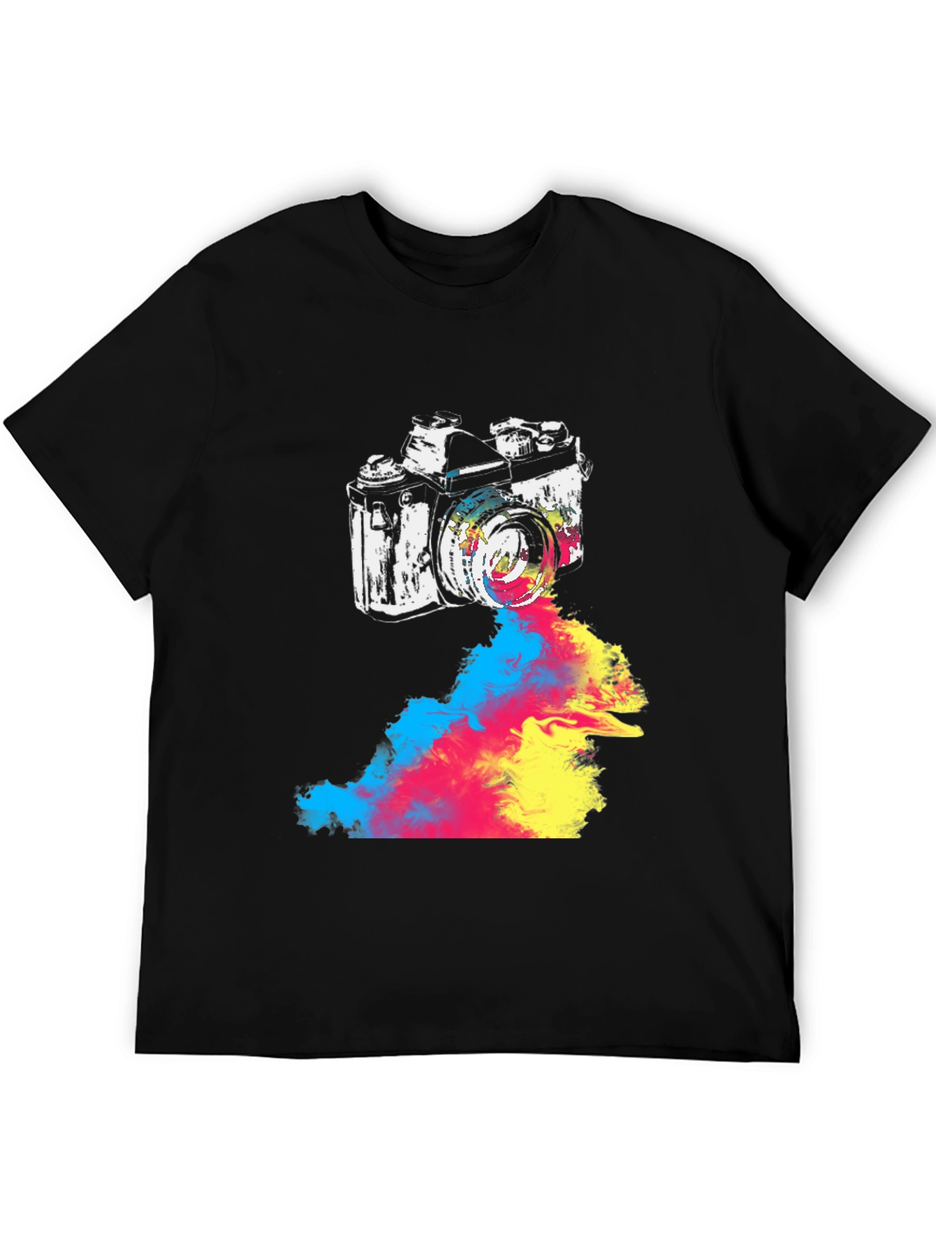 Retro Camera T-Shirt - Colorful Artistic Photography Tee