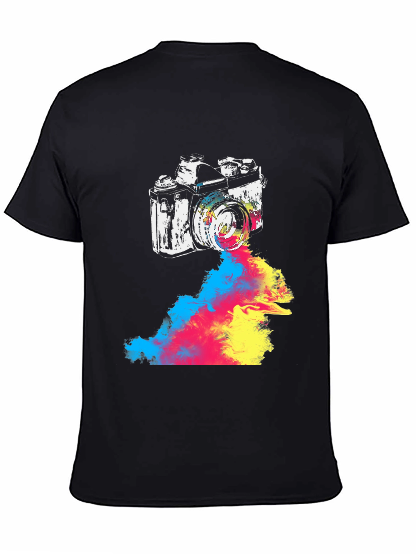 Retro Camera T-Shirt - Colorful Artistic Photography Tee