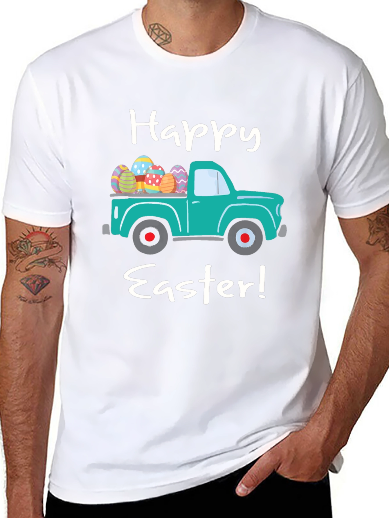 Happy Easter Truck T-Shirt