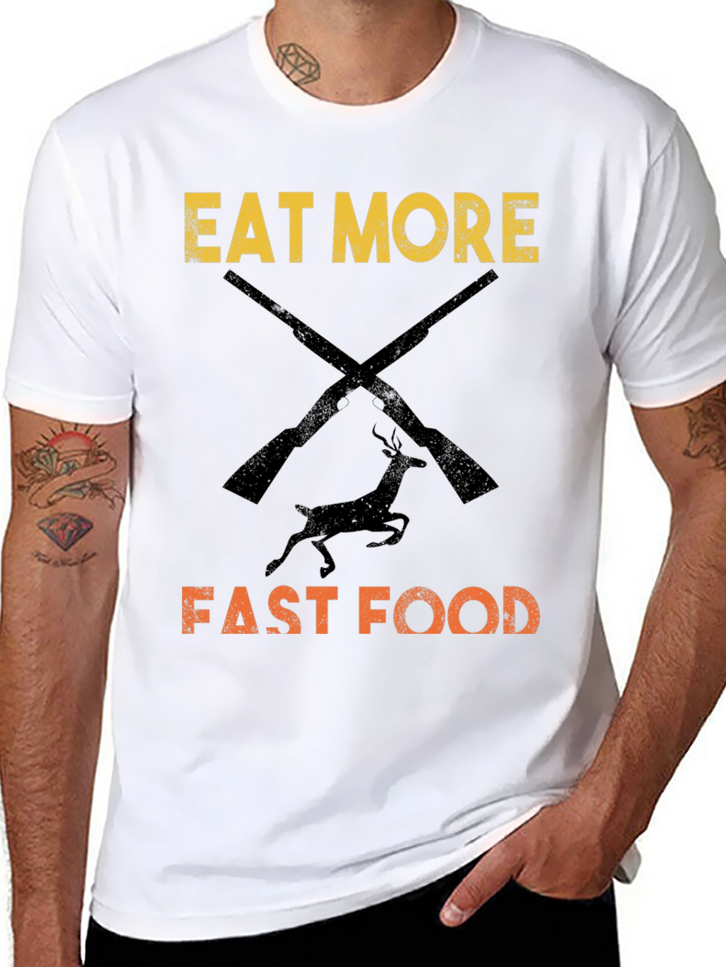 Eat More Fast Food Hunting T-Shirt