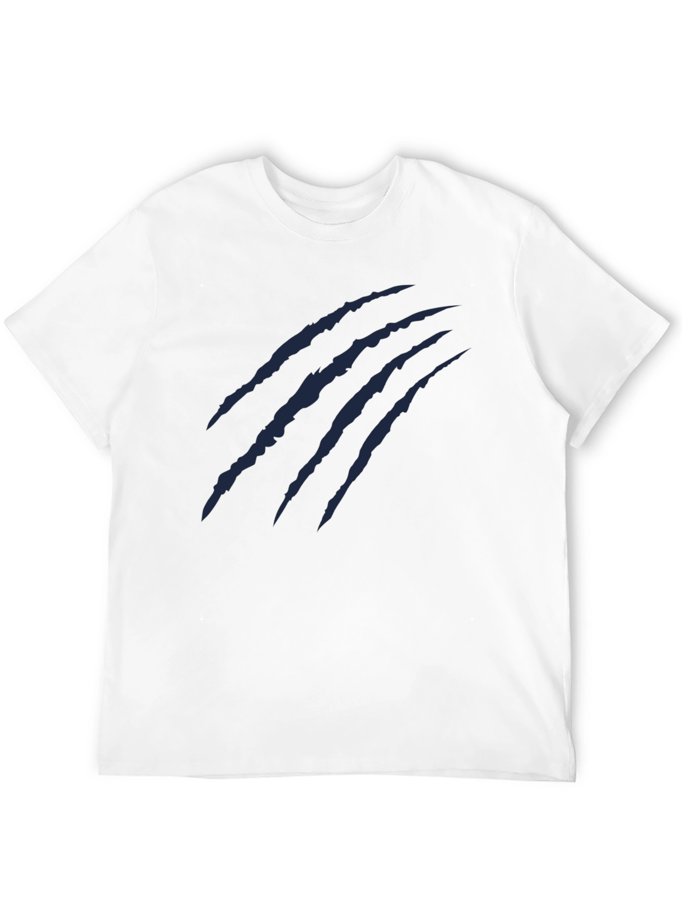 Claw Mark Graphic Tee - Casual Mens T-Shirt