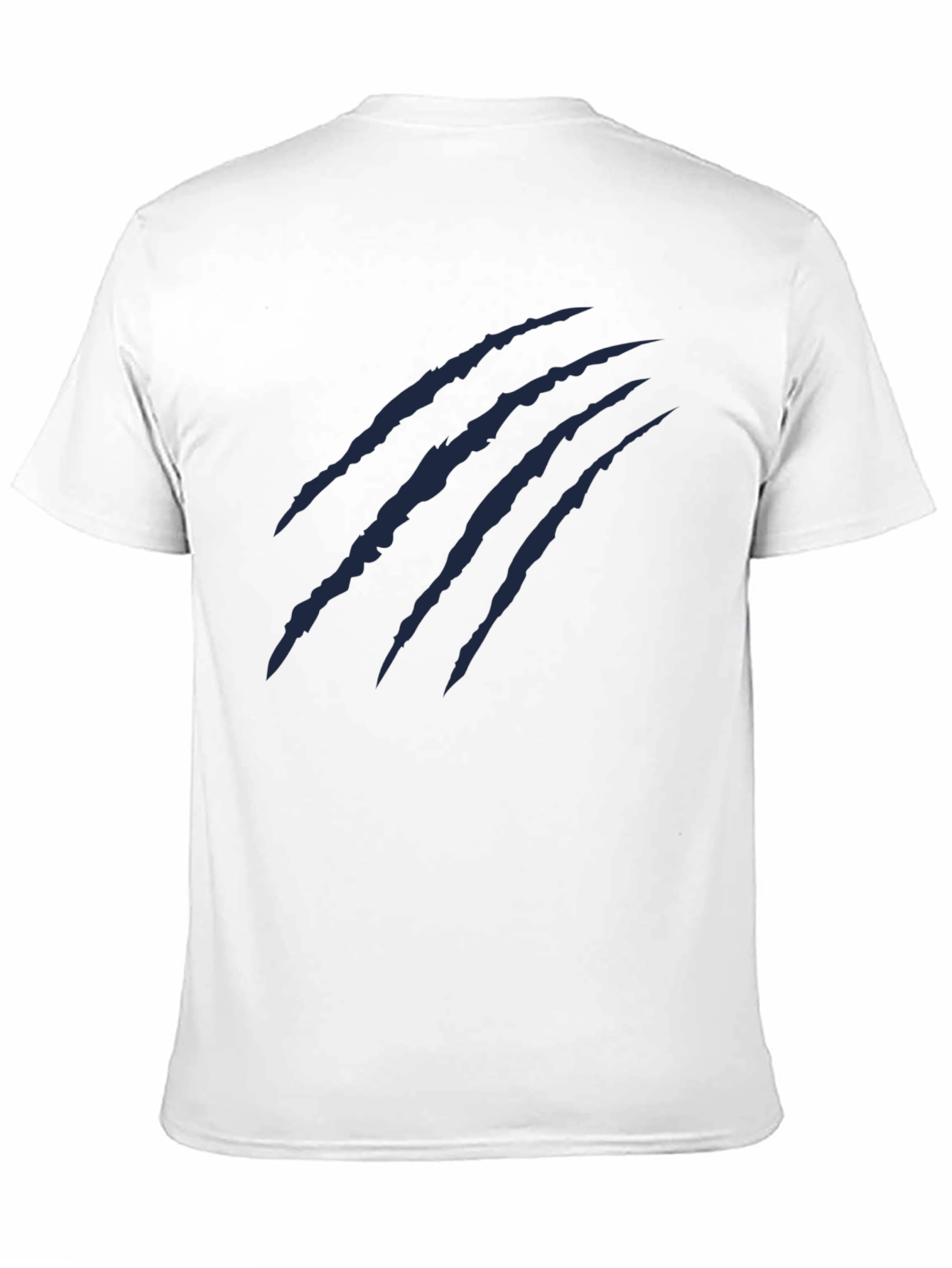 Claw Mark Graphic Tee - Casual Mens T-Shirt