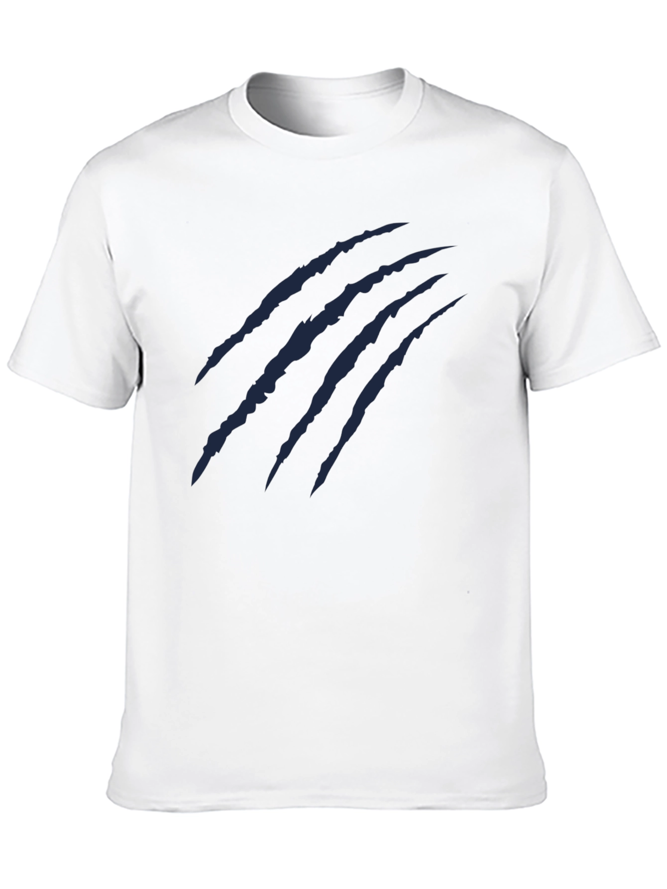 Claw Mark Graphic Tee - Casual Mens T-Shirt