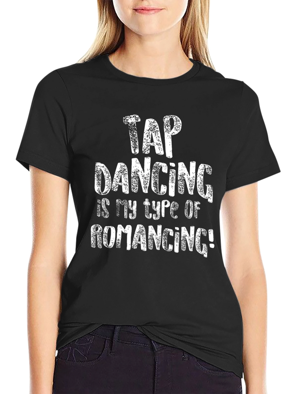 Tap Dancing Romancing Graphic Tee - Novelty T-Shirt
