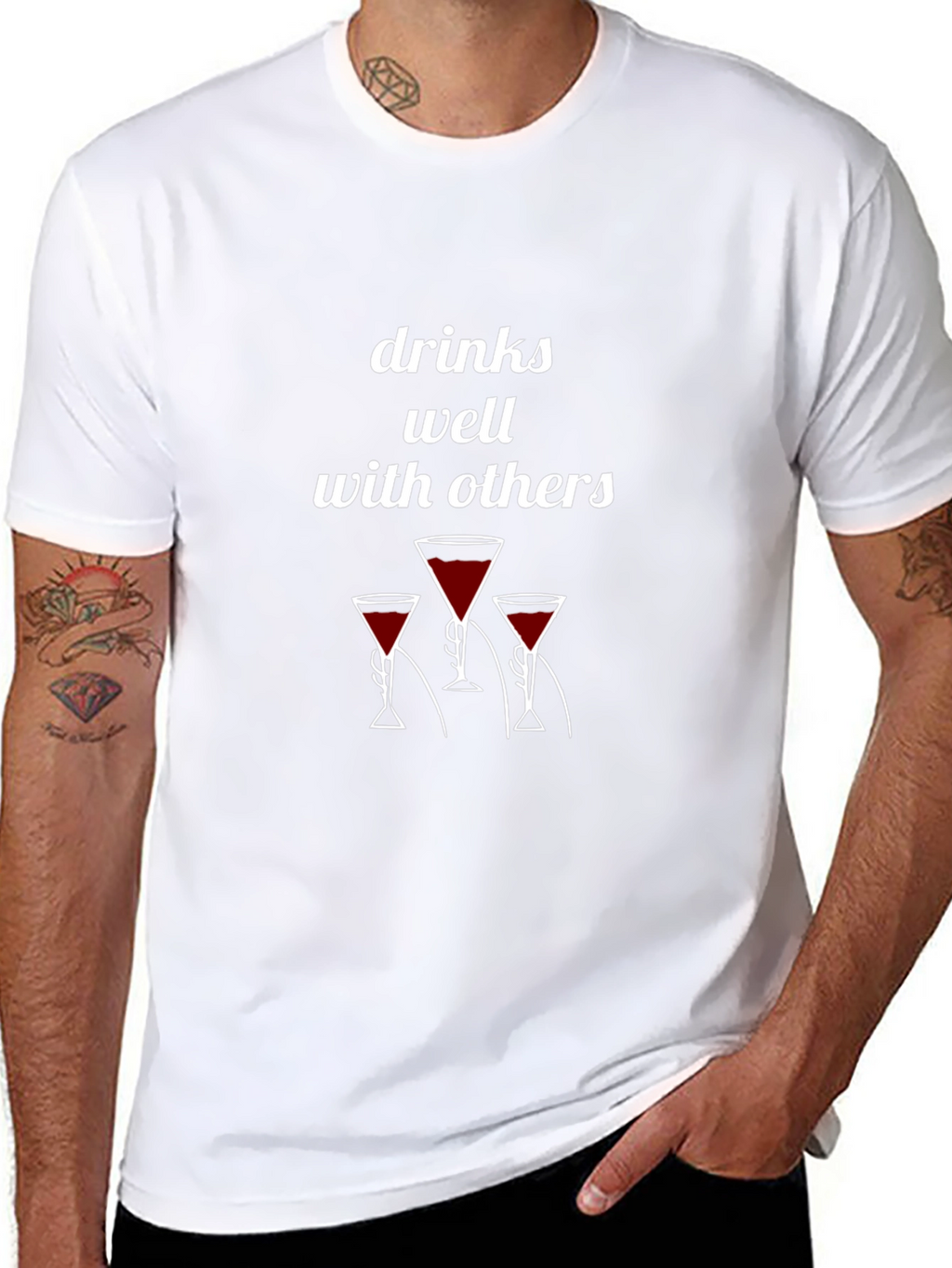 Drinks Well With Others T-Shirt