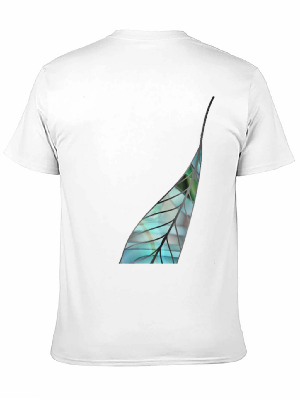 Leaf Graphic Black T-Shirt