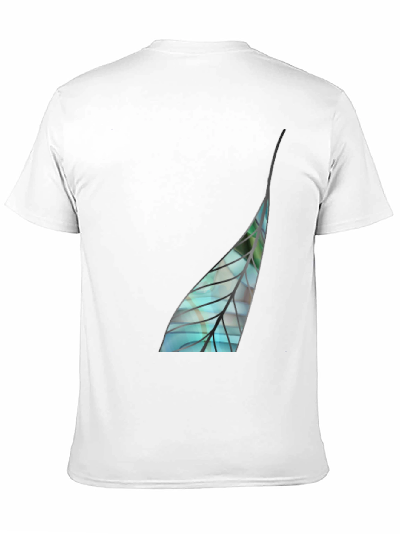 Leaf Graphic Black T-Shirt