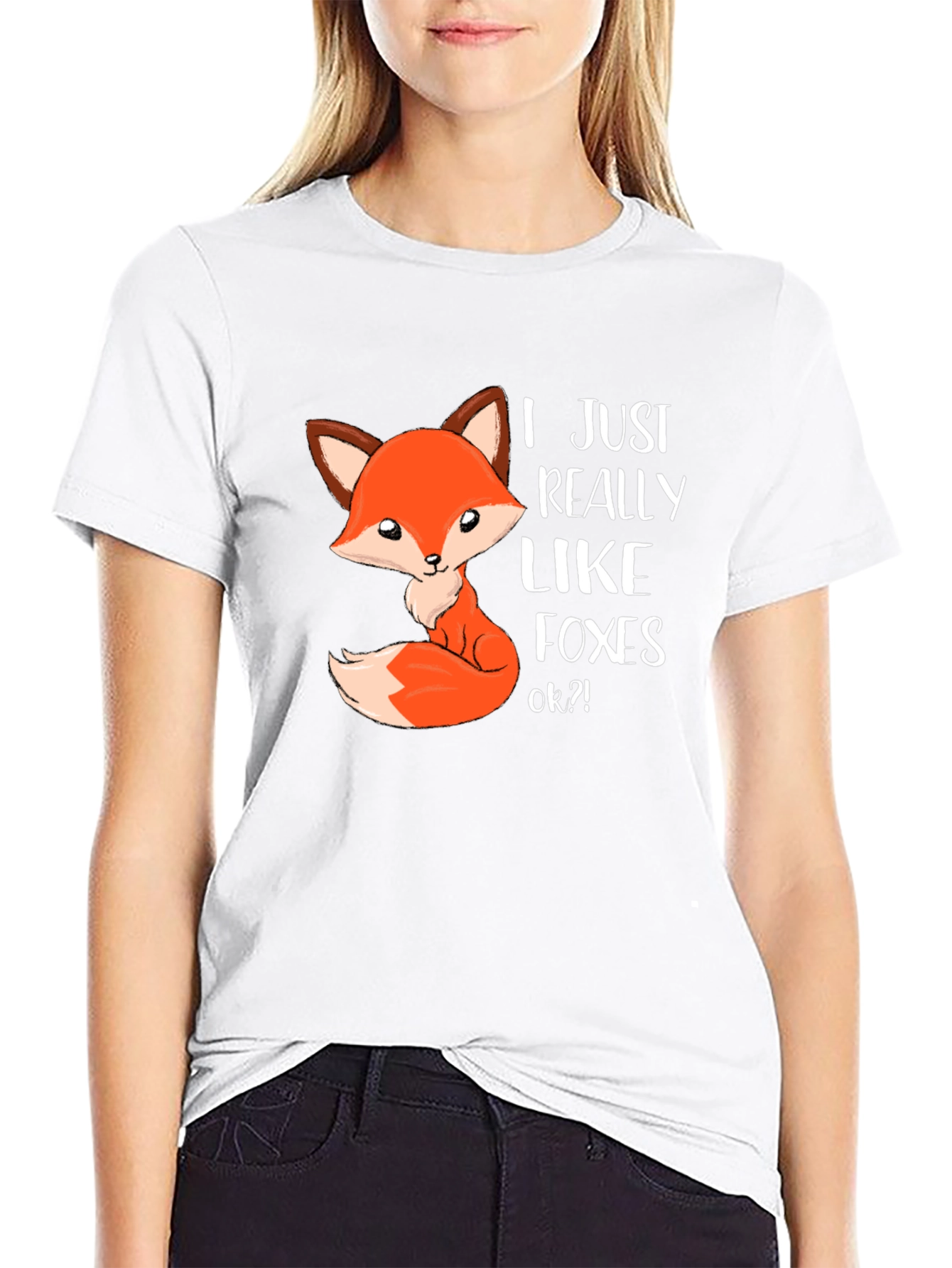I Just Really Like Foxes T-Shirt - Cute Fox Design