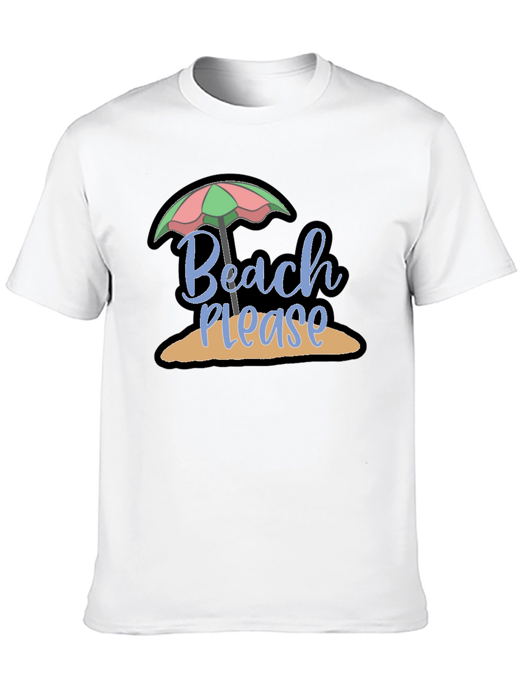 Beach Please Graphic T-Shirt - Summer Vacation Ready