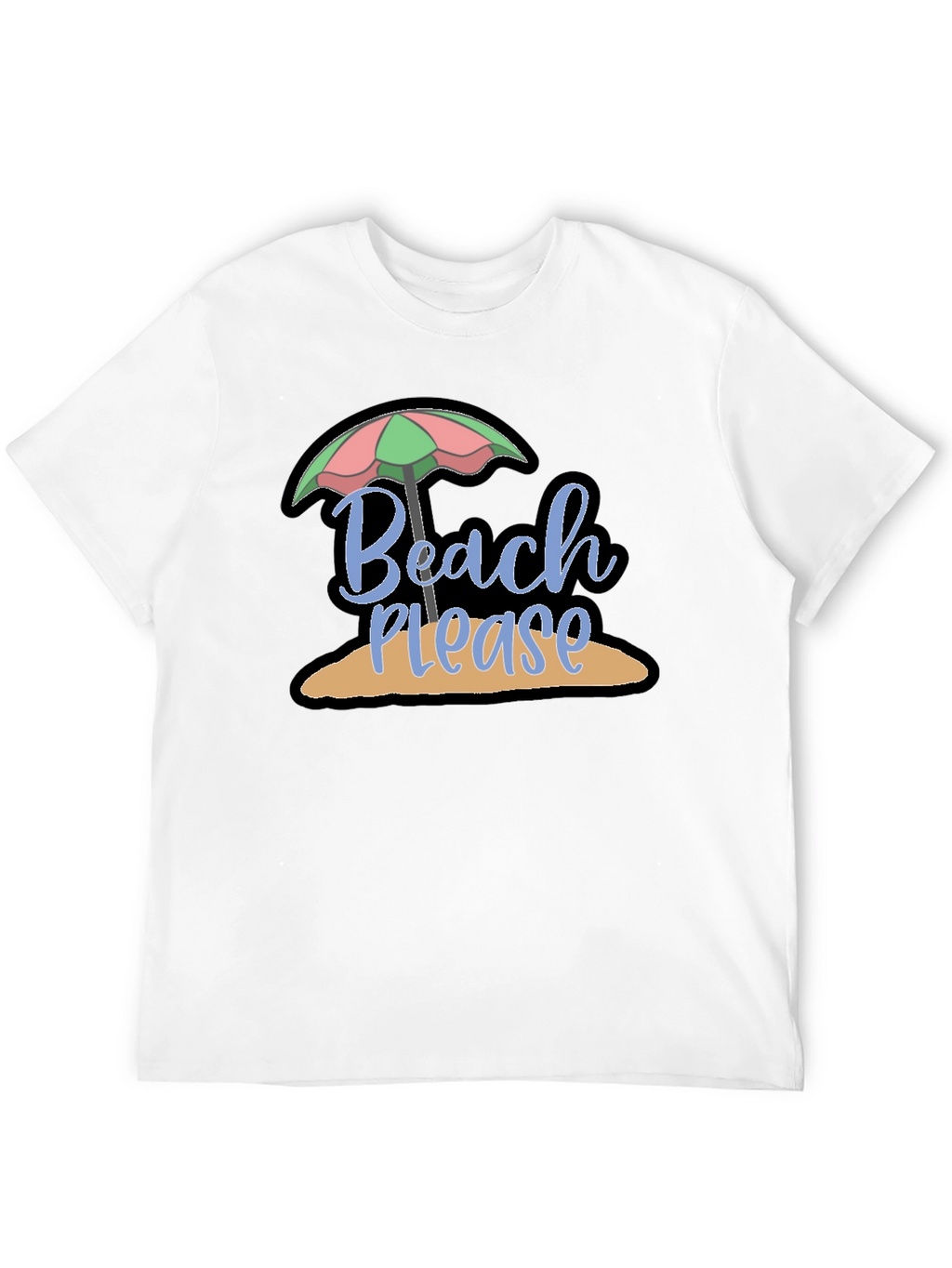 Beach Please Graphic T-Shirt - Summer Vacation Ready