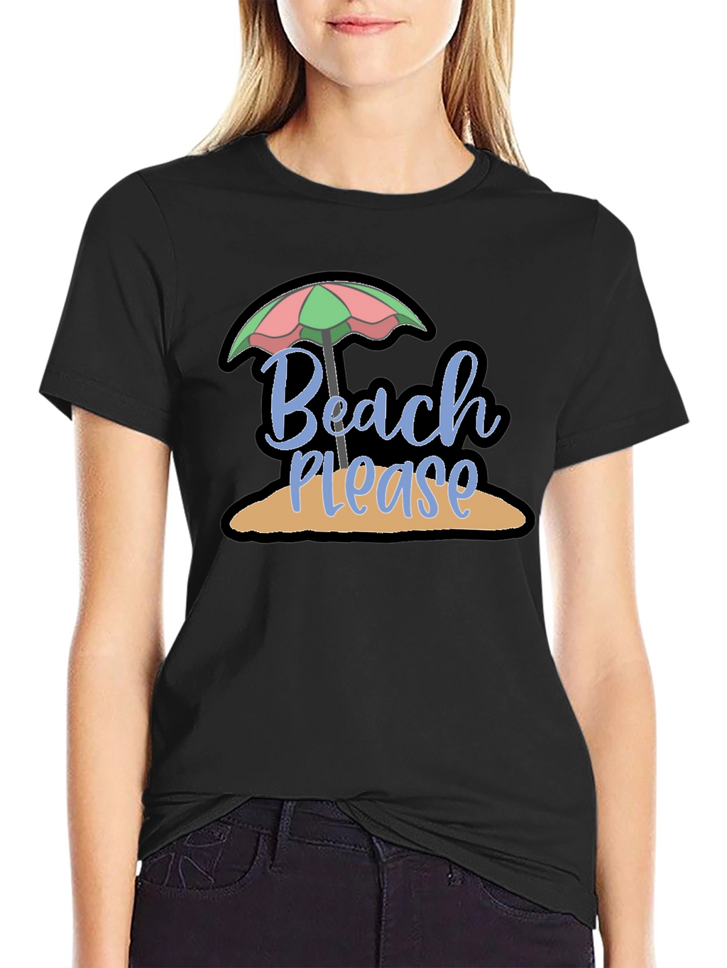 Beach Please Graphic T-Shirt - Summer Vacation Ready
