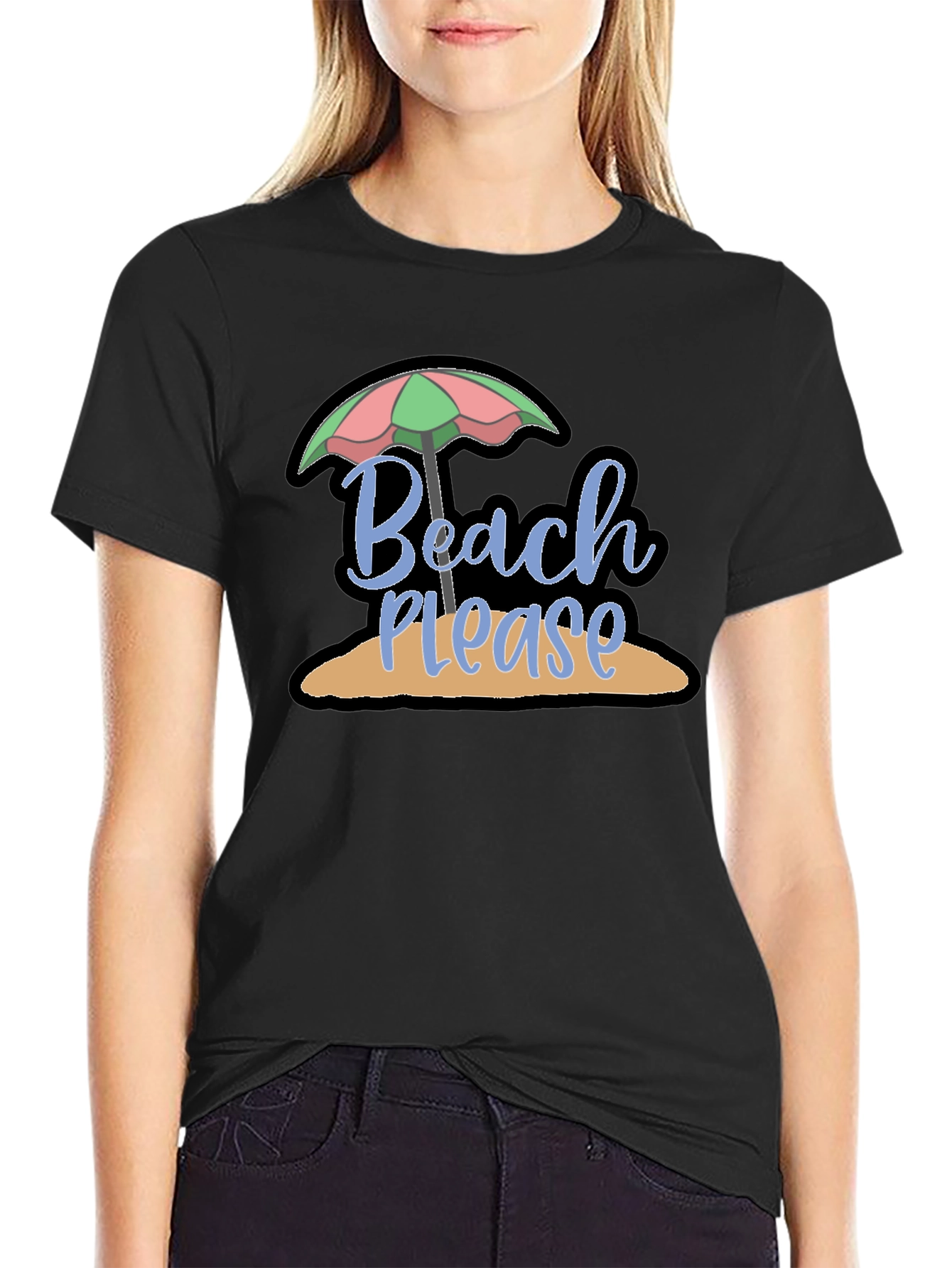 Beach Please Graphic T-Shirt - Summer Vacation Ready