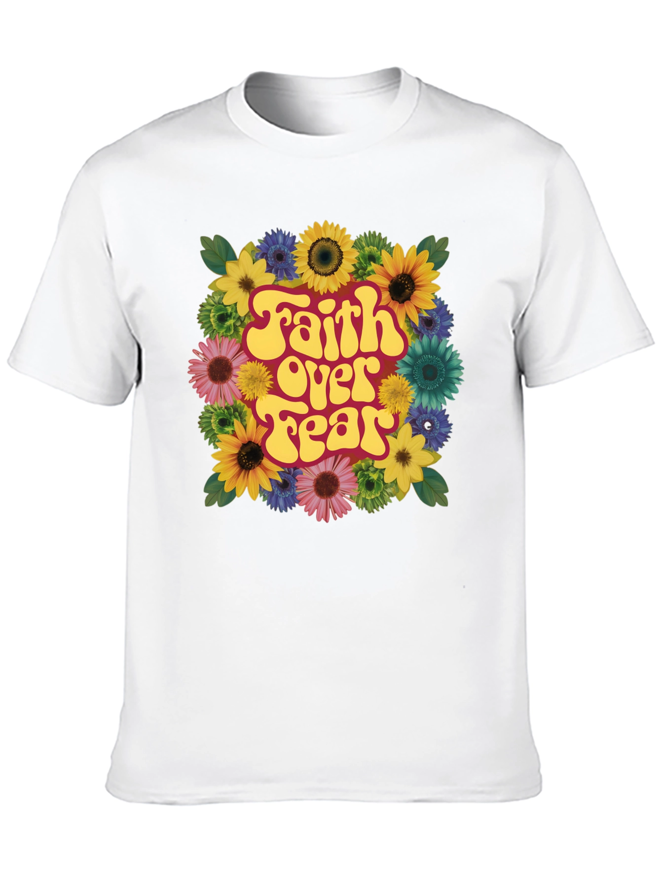 Faith Over Fear Floral T-Shirt