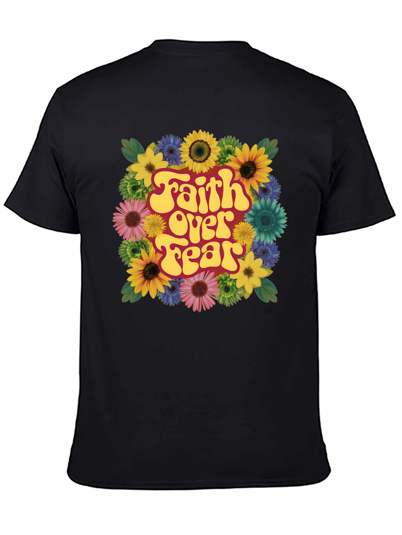 Faith Over Fear Floral T-Shirt