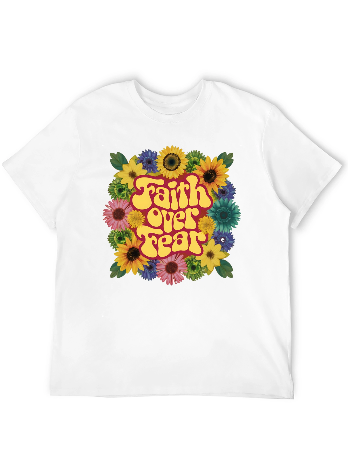 Faith Over Fear Floral T-Shirt