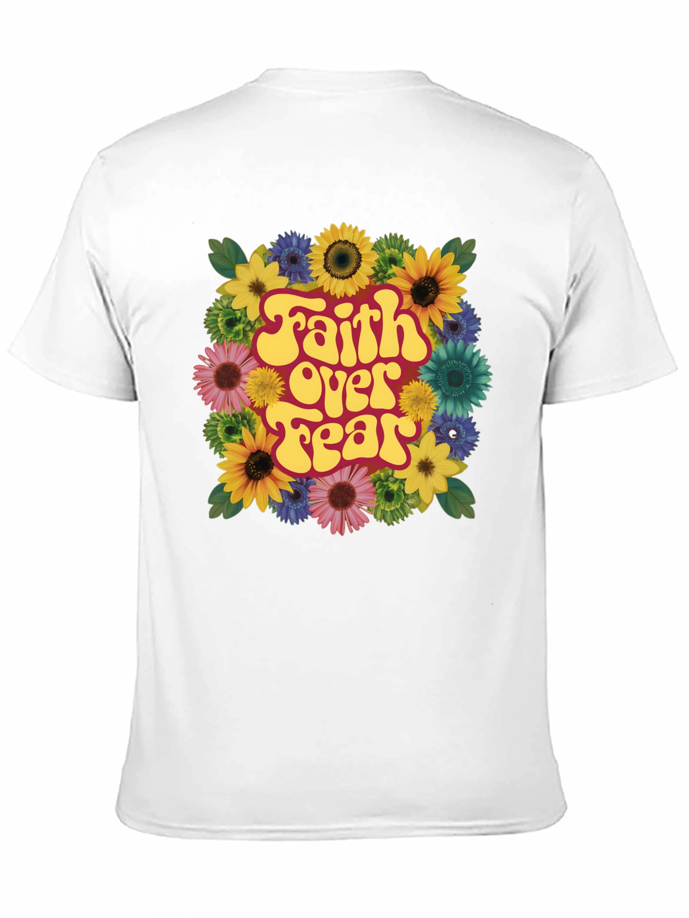 Faith Over Fear Floral T-Shirt