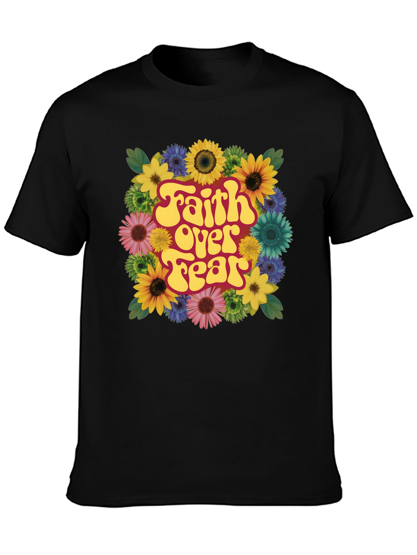Faith Over Fear Floral T-Shirt