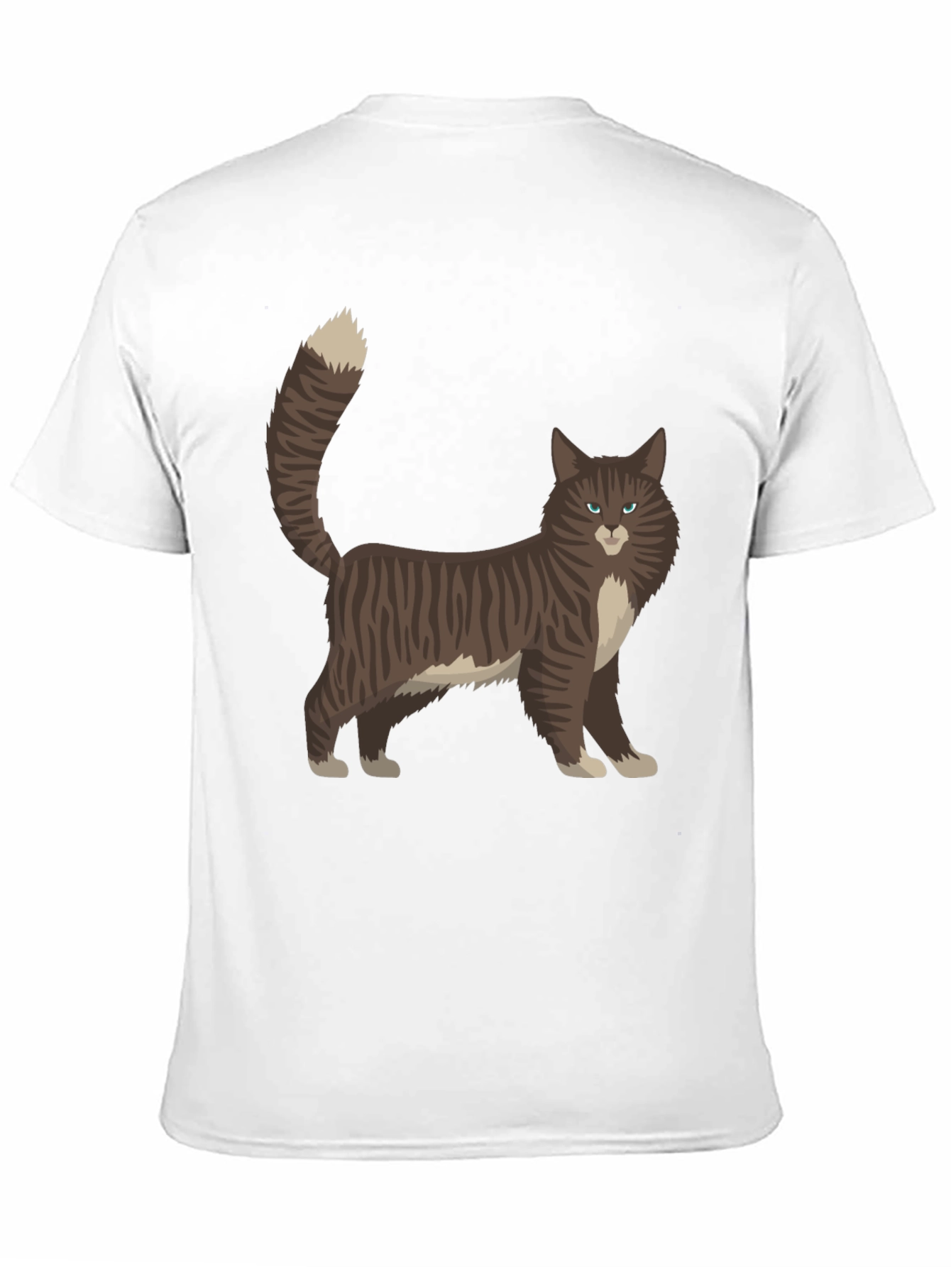 Cat Graphic Tee - Black Casual T-Shirt