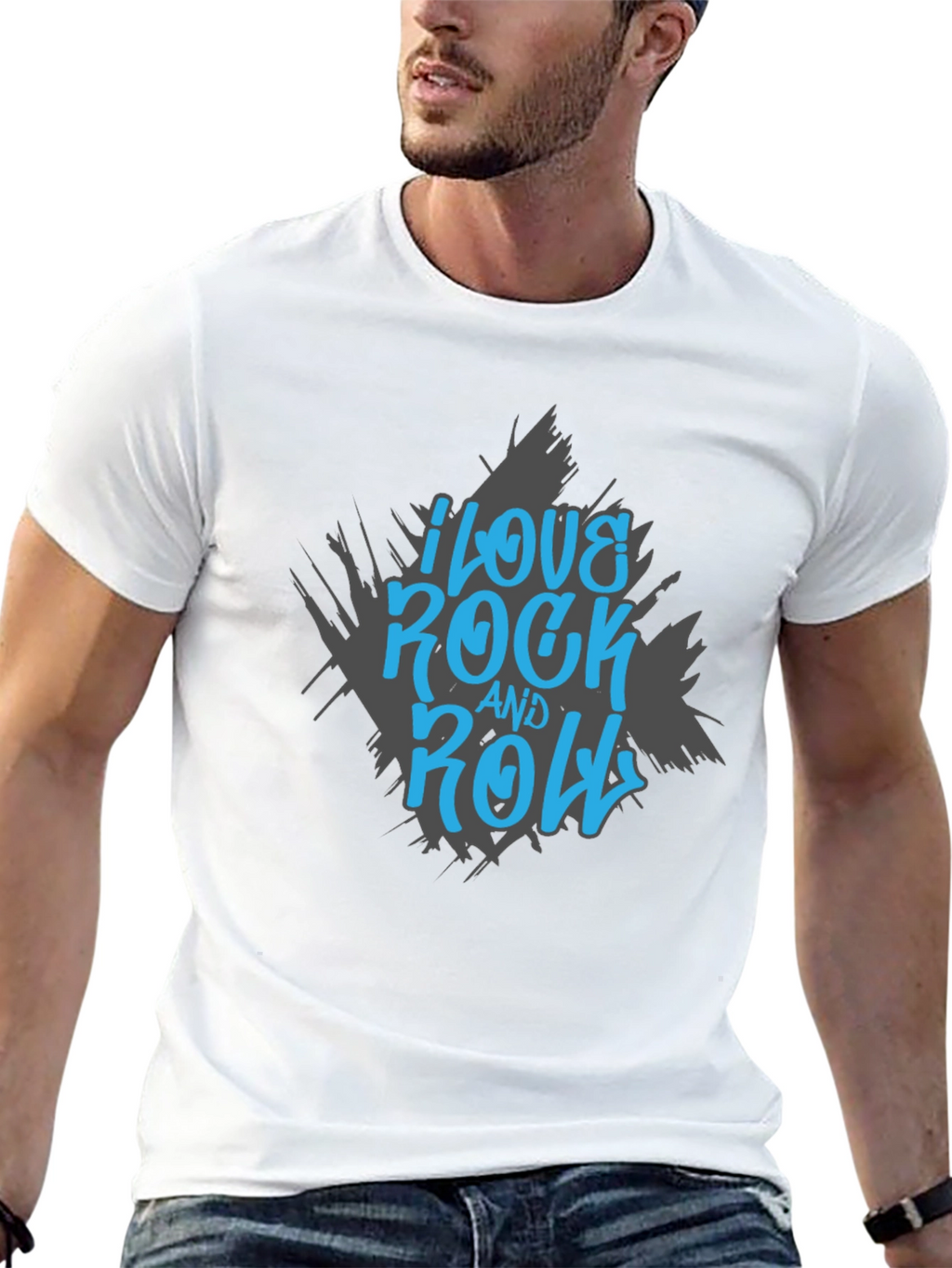 I Love Rock and Roll Graphic Tee