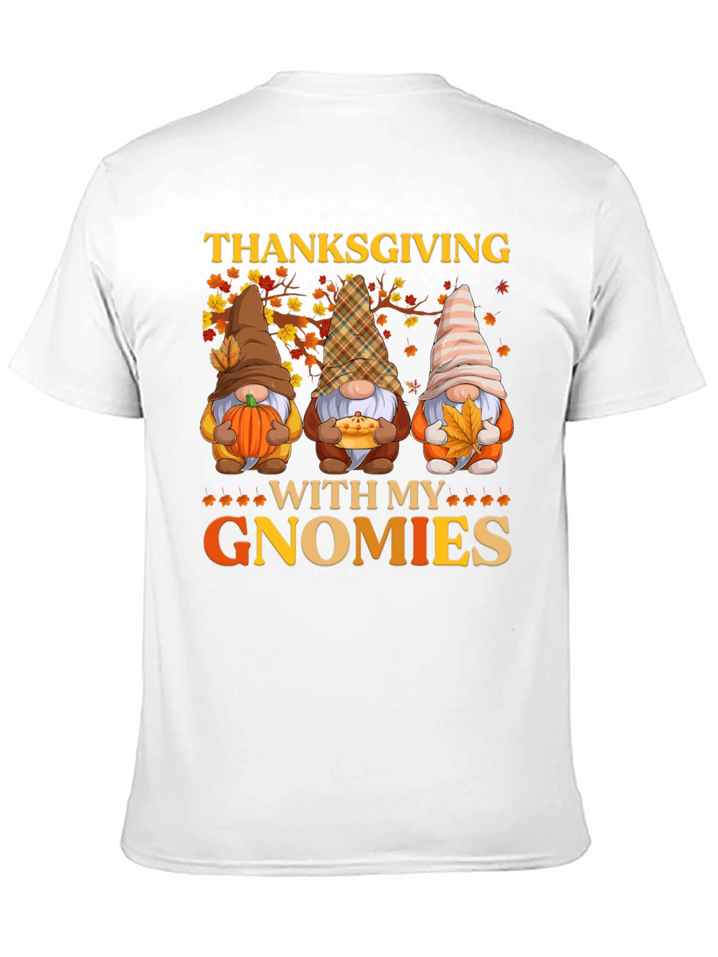 Thanksgiving Gnome T-Shirt Fall Holiday Tee