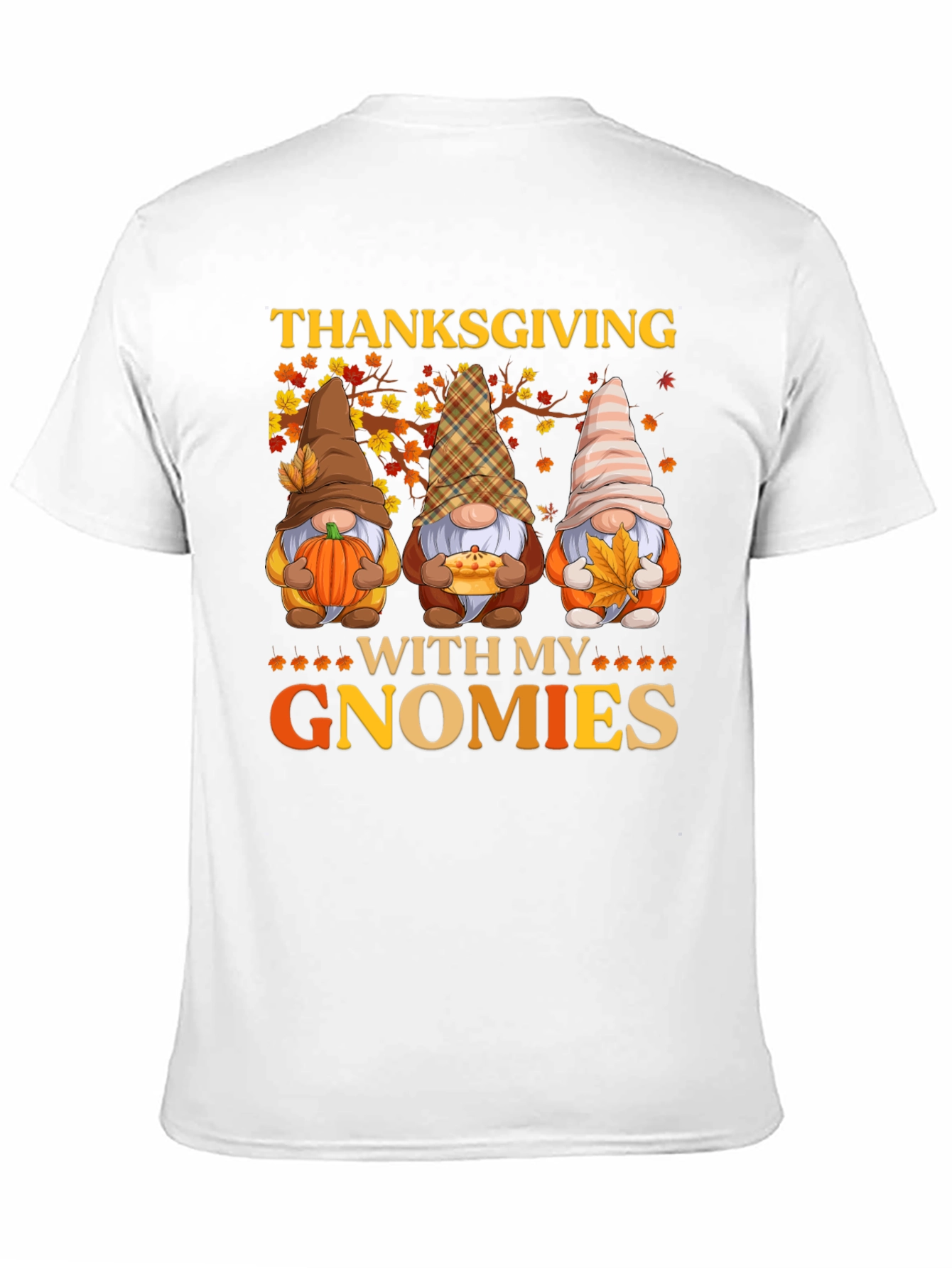 Thanksgiving Gnome T-Shirt Fall Holiday Tee