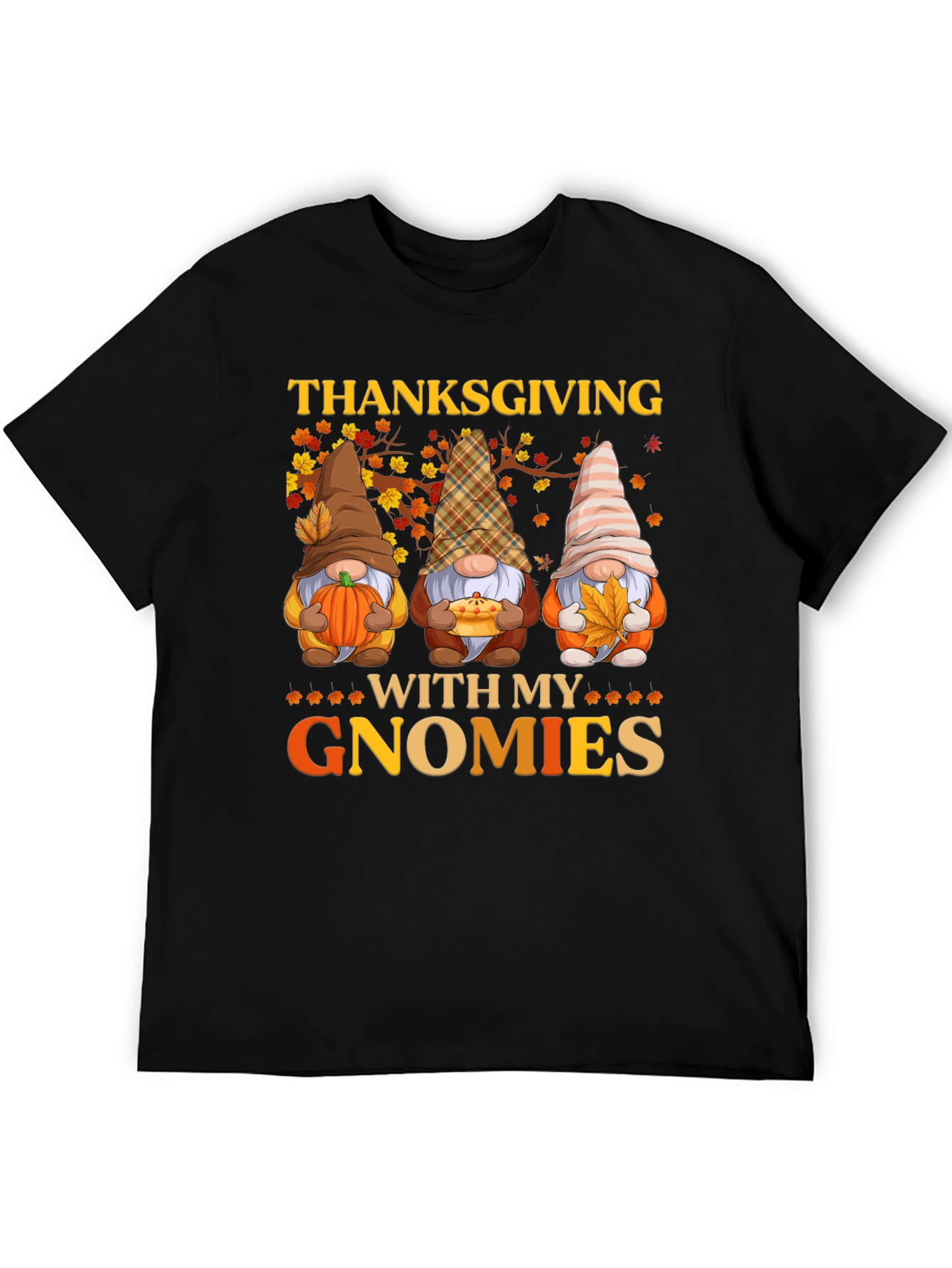 Thanksgiving Gnome T-Shirt Fall Holiday Tee