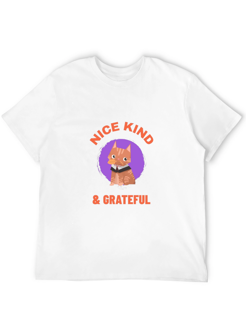 Kind Cat Graphic Tee - Mens Black T-Shirt