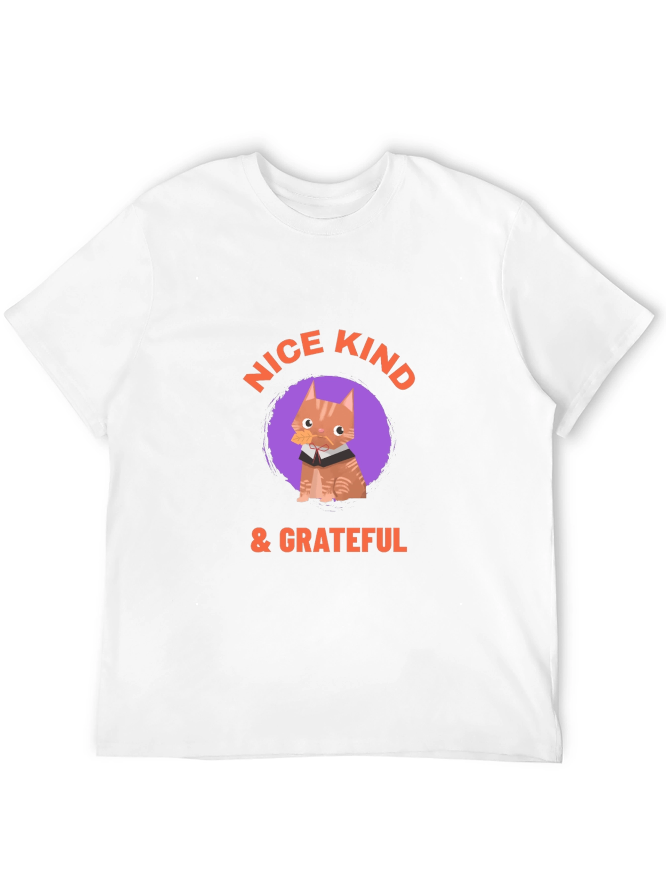 Kind Cat Graphic Tee - Mens Black T-Shirt