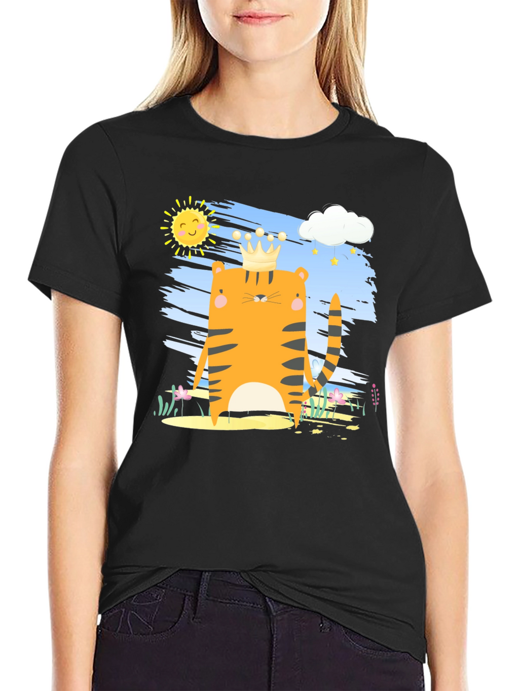 Tiger King T-Shirt - Cartoon Graphic Tee