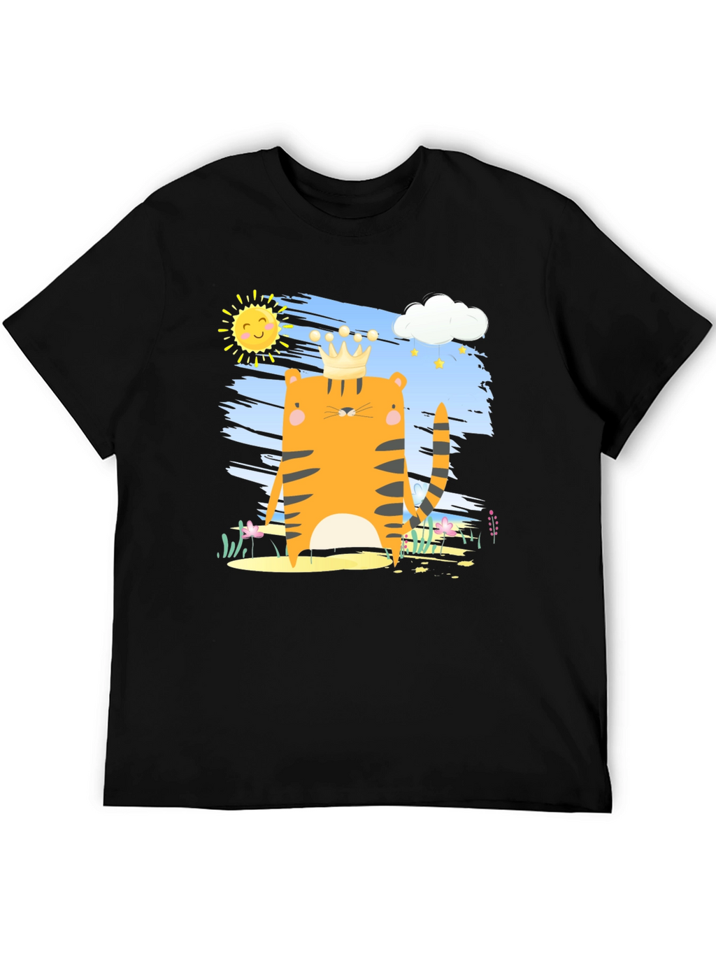 Tiger King T-Shirt - Cartoon Graphic Tee