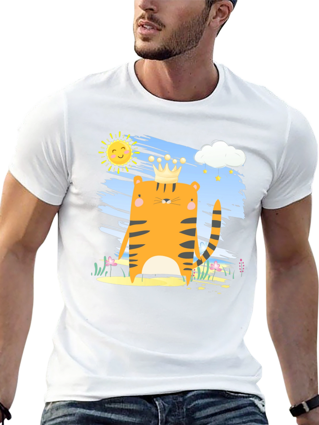 Tiger King T-Shirt - Cartoon Graphic Tee