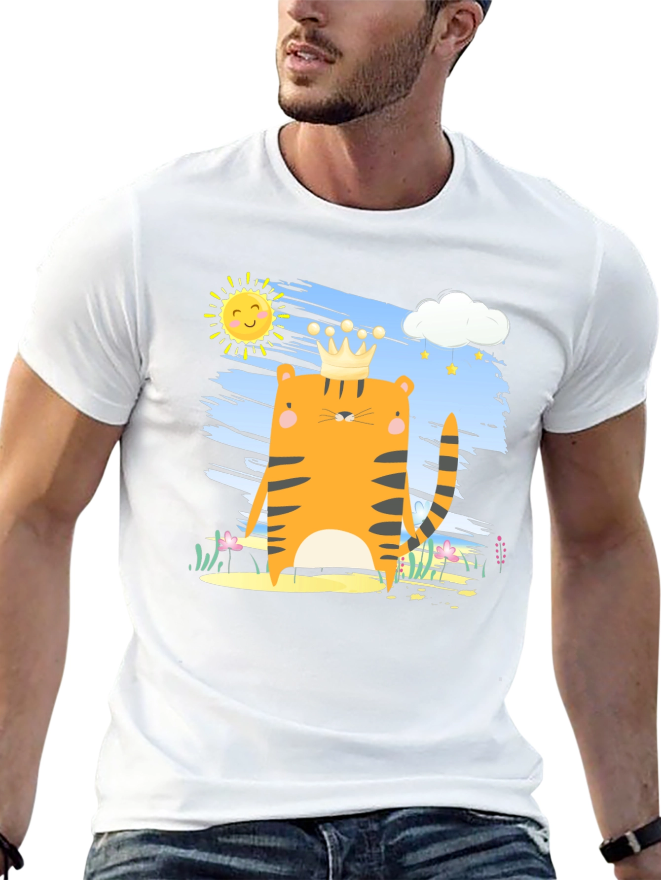 Tiger King T-Shirt - Cartoon Graphic Tee
